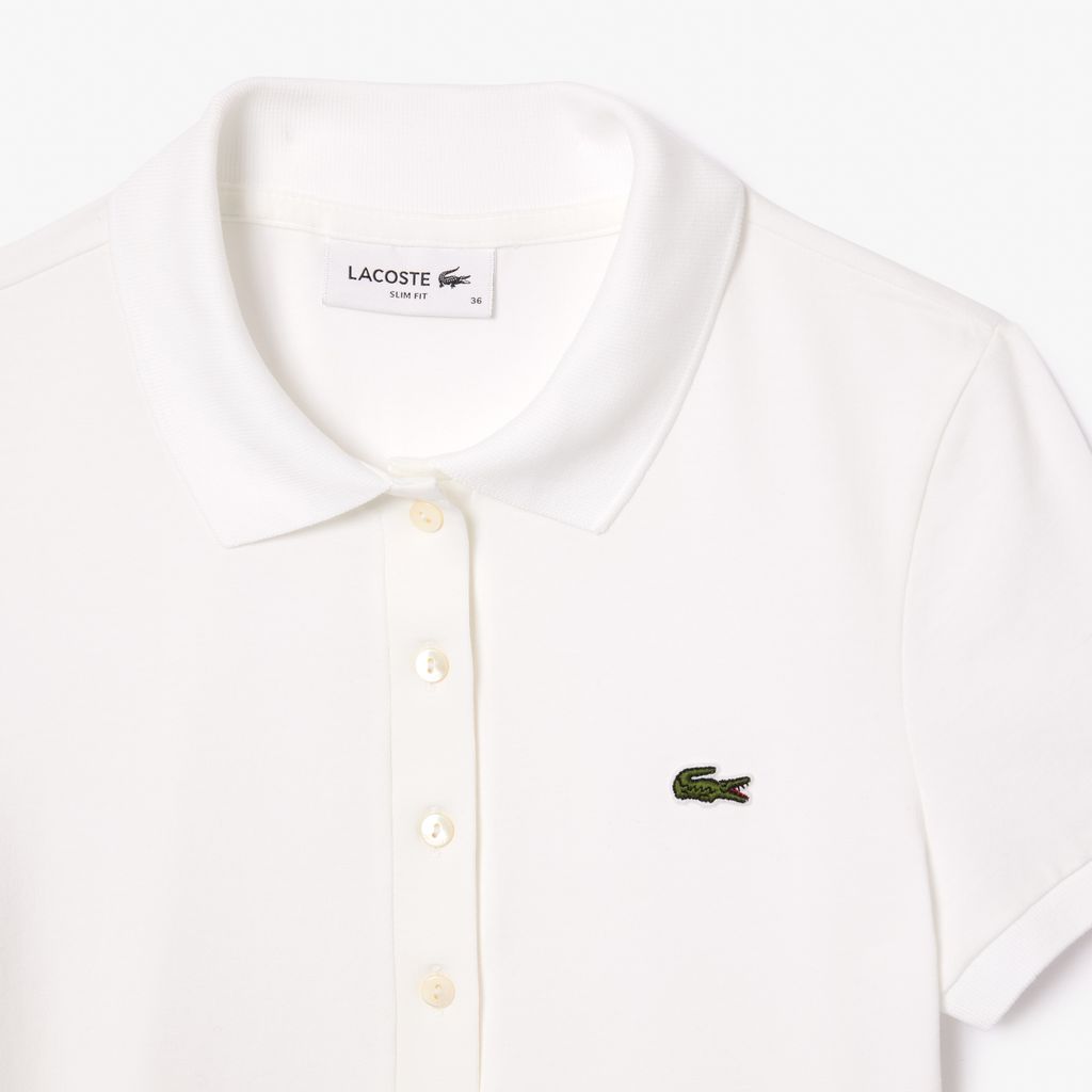 Áo Polo Lacoste Nữ Dáng Ôm Chất Liệu Jersey L.12.D