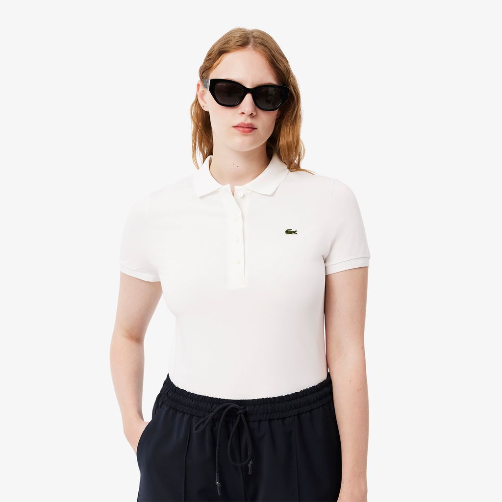 Áo Polo Lacoste Nữ Dáng Ôm Chất Liệu Jersey L.12.D