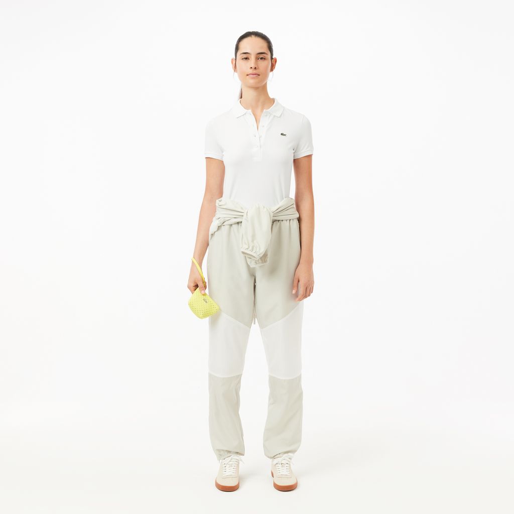 Áo Polo Lacoste Nữ Dáng Ôm Chất Liệu Jersey L.12.D