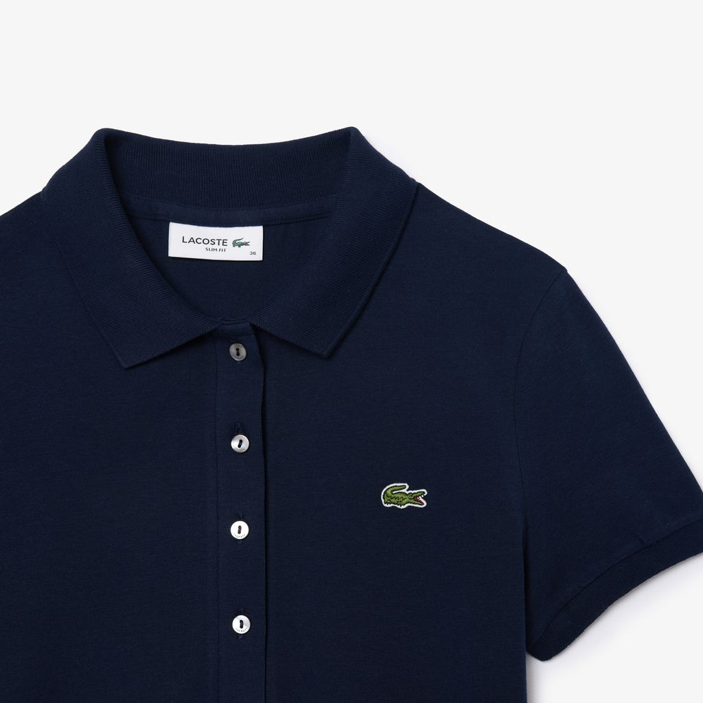 Áo Polo Lacoste Nữ Dáng Ôm Chất Liệu Jersey L.12.D
