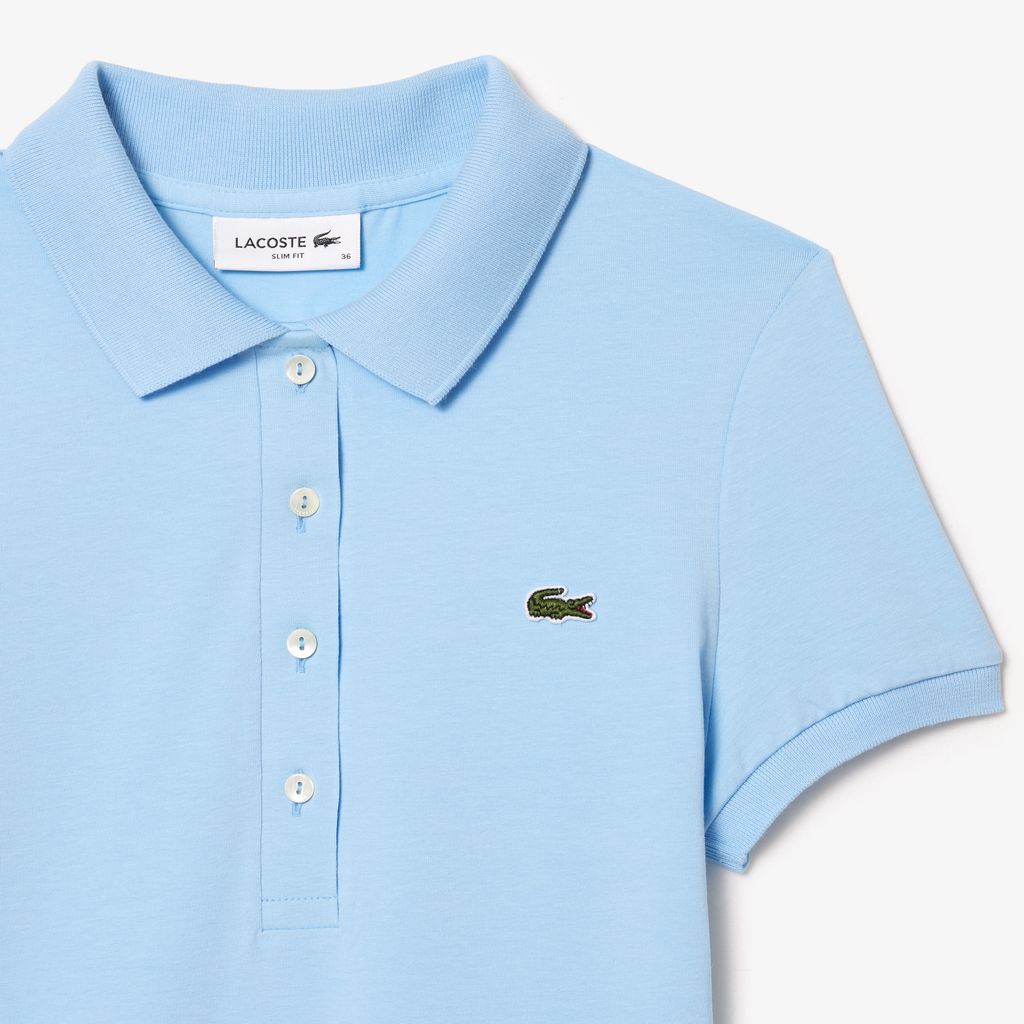 Áo Polo Lacoste Nữ Dáng Ôm Chất Liệu Jersey L.12.D