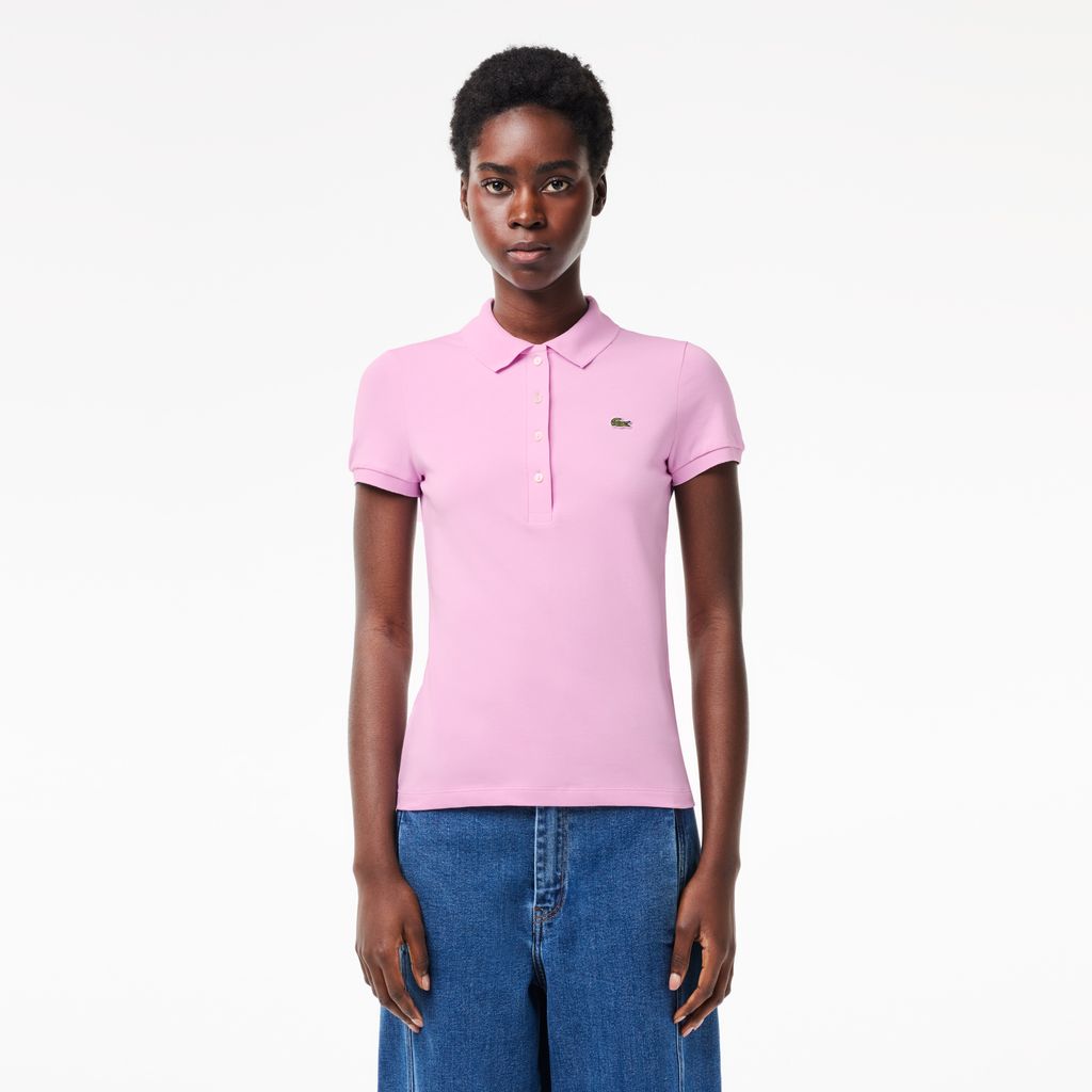 Áo Polo Lacoste Nữ Dáng Ôm Chất Liệu Jersey L.12.D