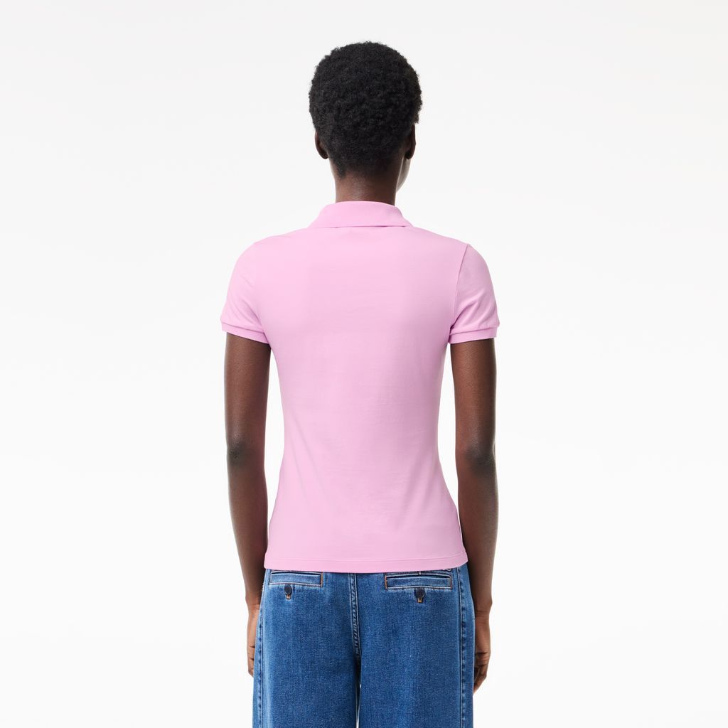 Áo Polo Lacoste Nữ Dáng Ôm Chất Liệu Jersey L.12.D