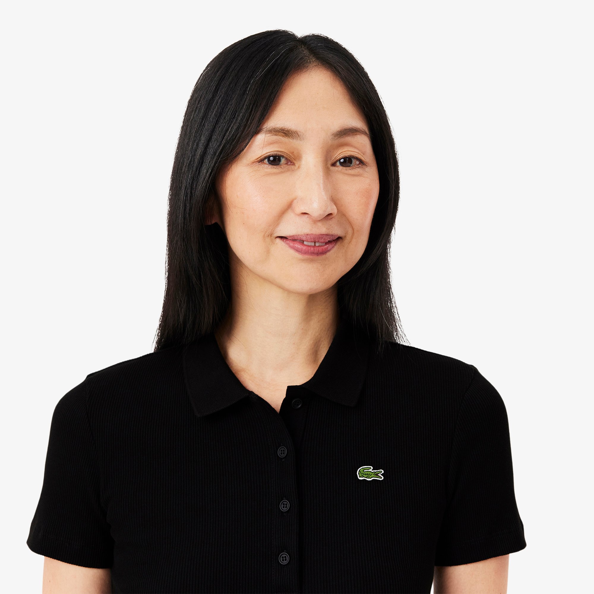 Áo Polo Lacoste Nữ L.12.D Ôm Dáng Chất Liệu Cotton Gân