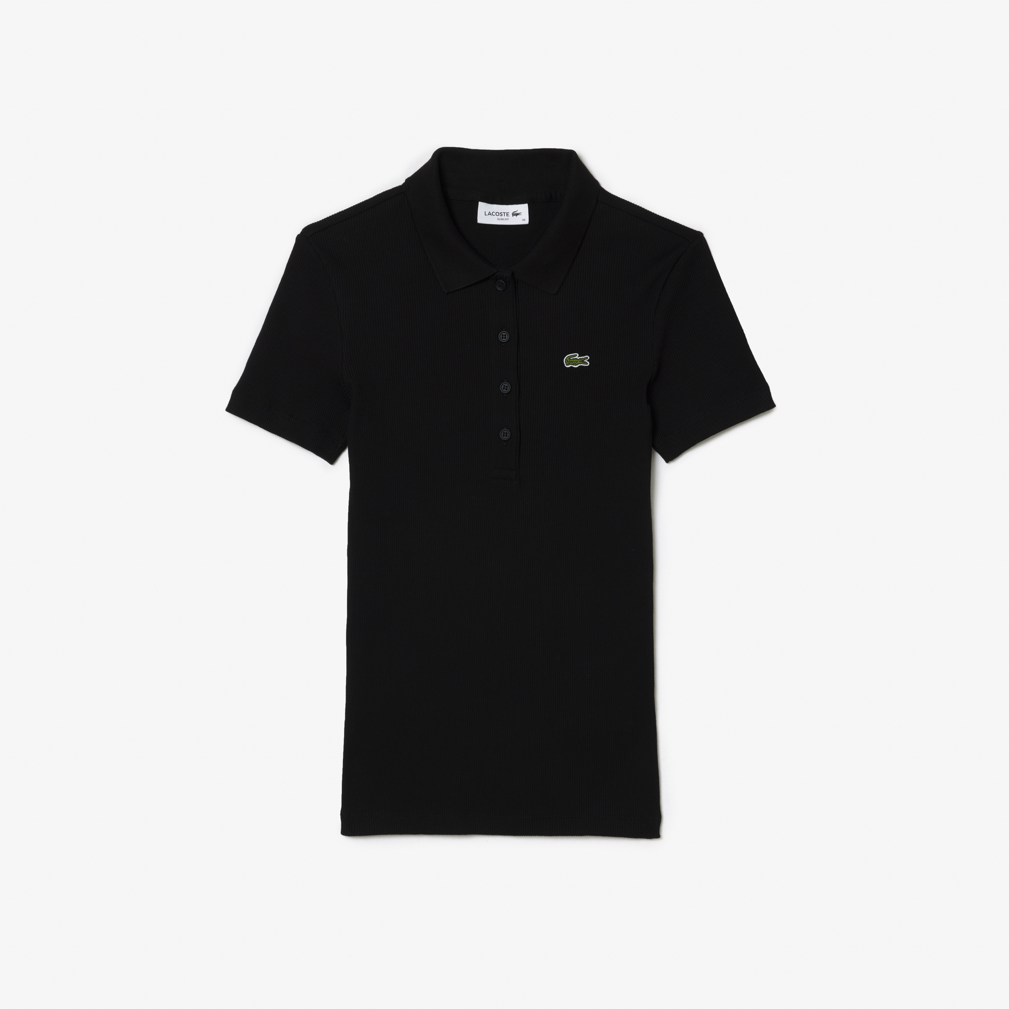 Áo Polo Lacoste Nữ L.12.D Ôm Dáng Chất Liệu Cotton Gân