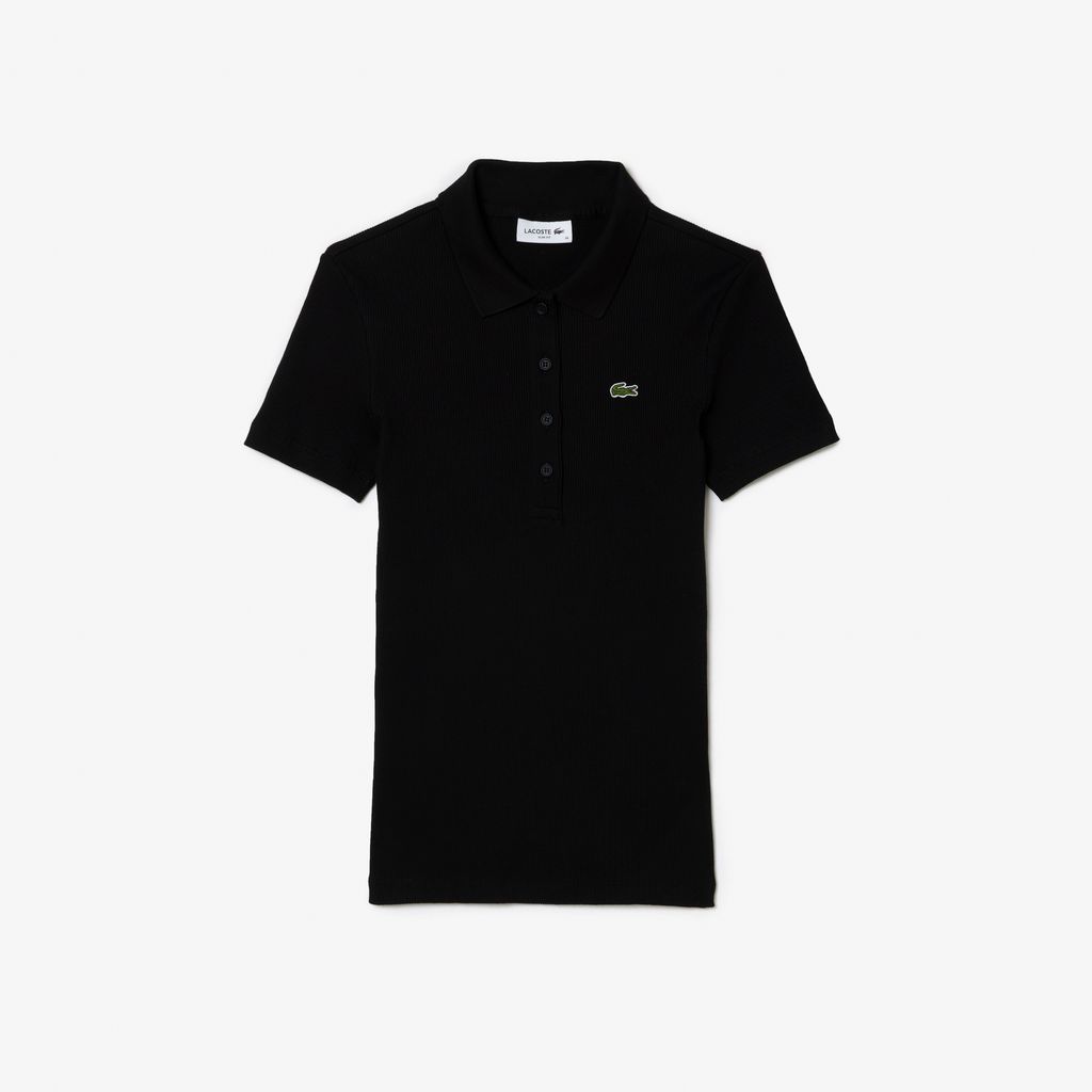 Áo Polo Lacoste Nữ L.12.D Ôm Dáng Chất Liệu Cotton Gân