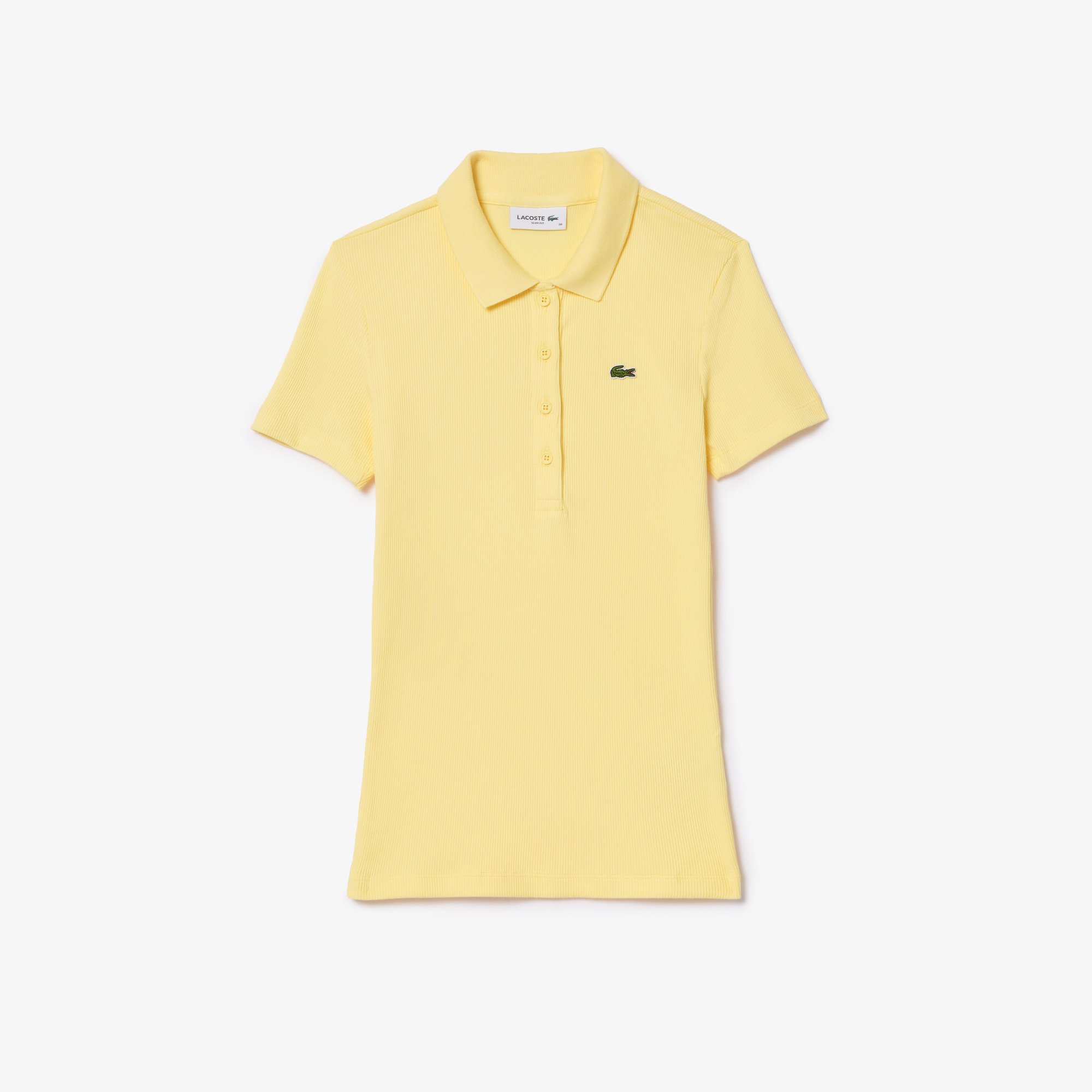 Áo Polo Lacoste Nữ L.12.D Ôm Dáng Chất Liệu Cotton Gân