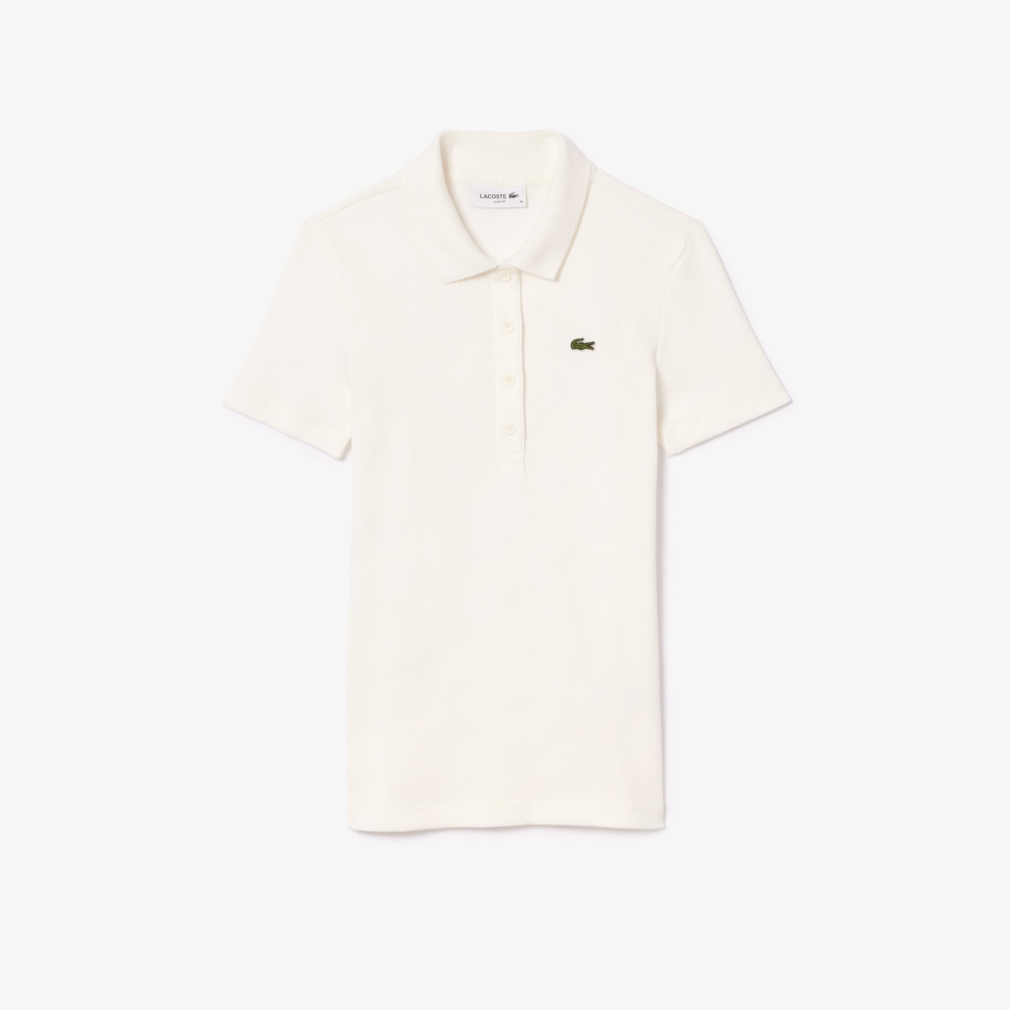 Áo Polo Lacoste Nữ L.12.D Ôm Dáng Chất Liệu Cotton Gân