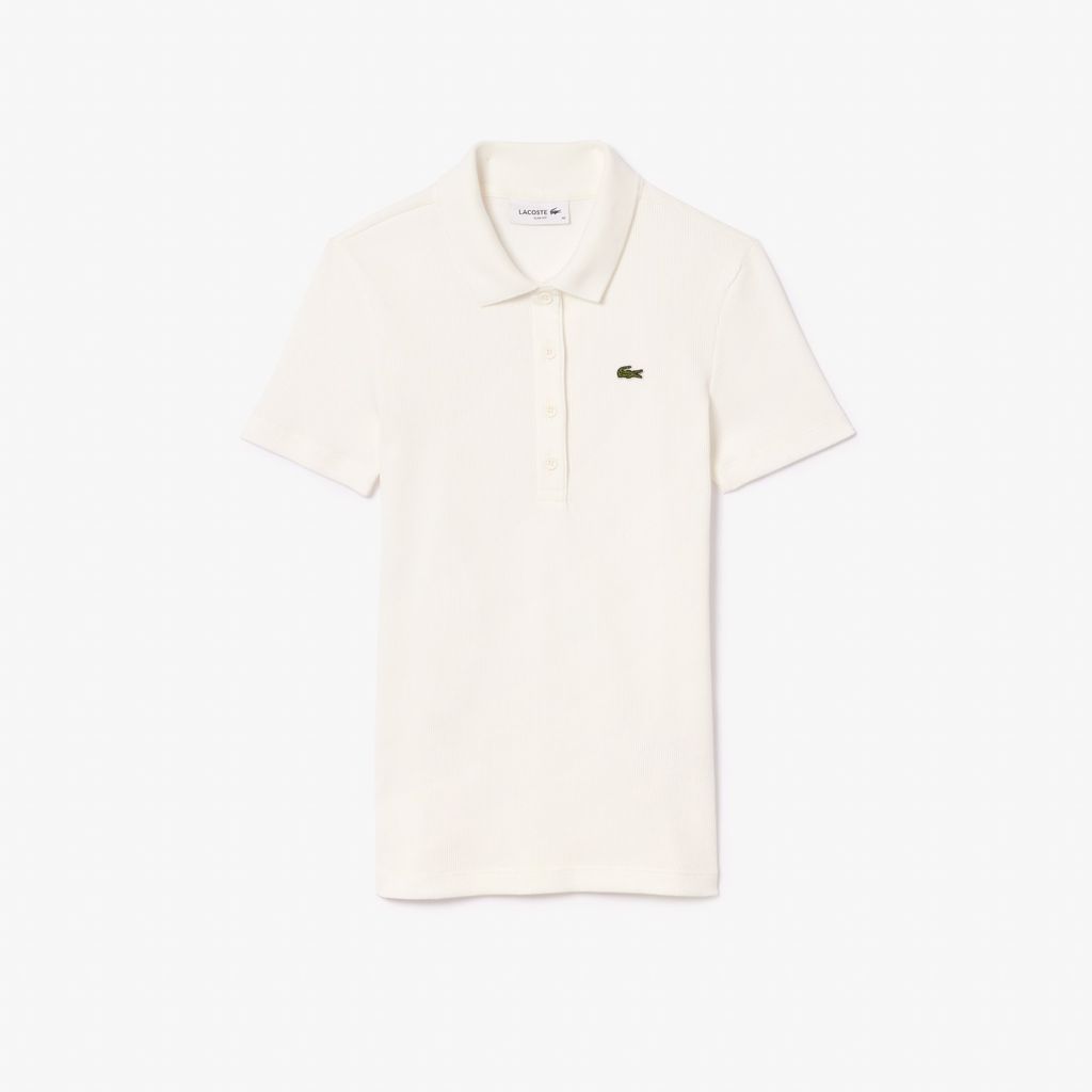 Áo Polo Lacoste Nữ L.12.D Ôm Dáng Chất Liệu Cotton Gân
