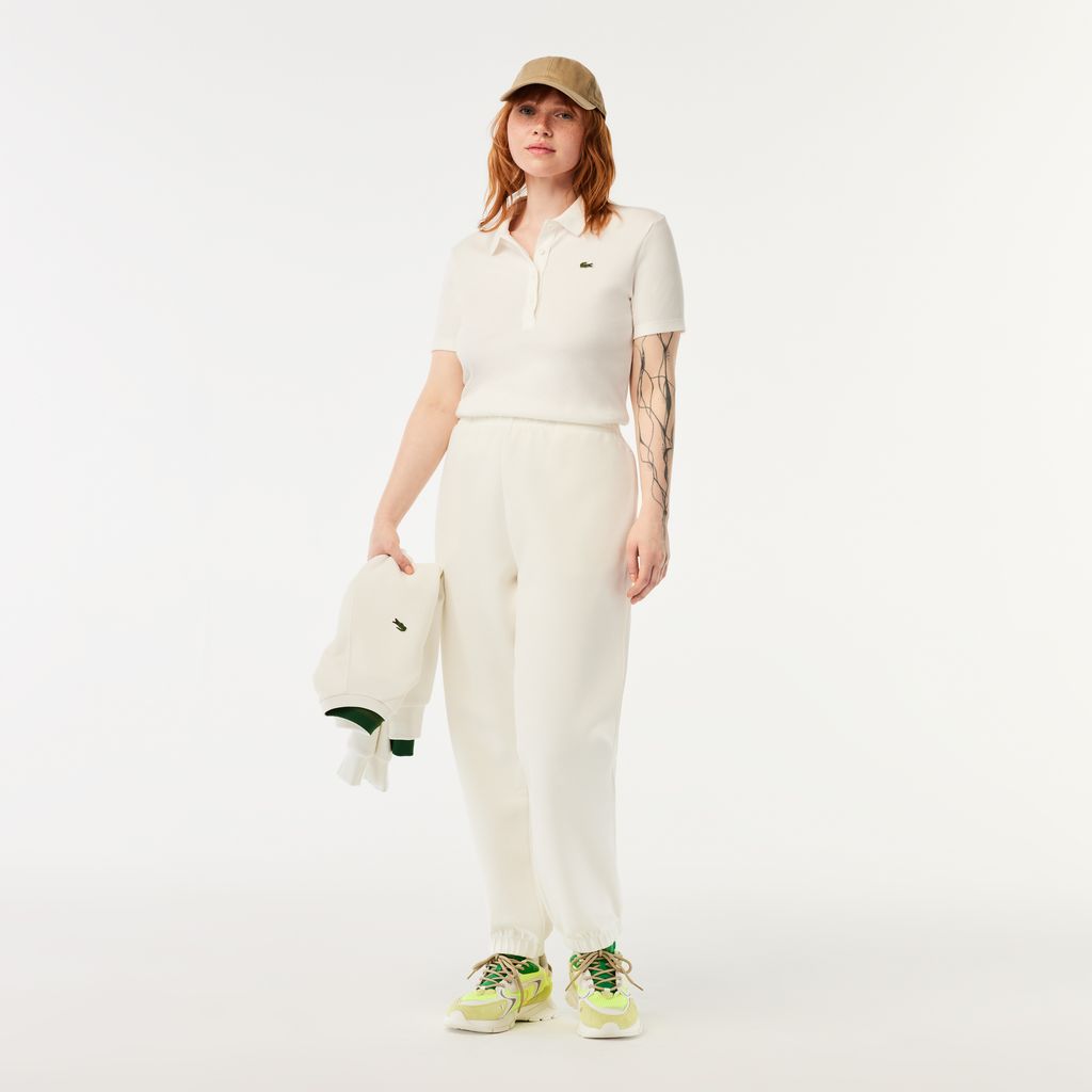 Áo Polo Lacoste Nữ L.12.D Ôm Dáng Chất Liệu Cotton Gân