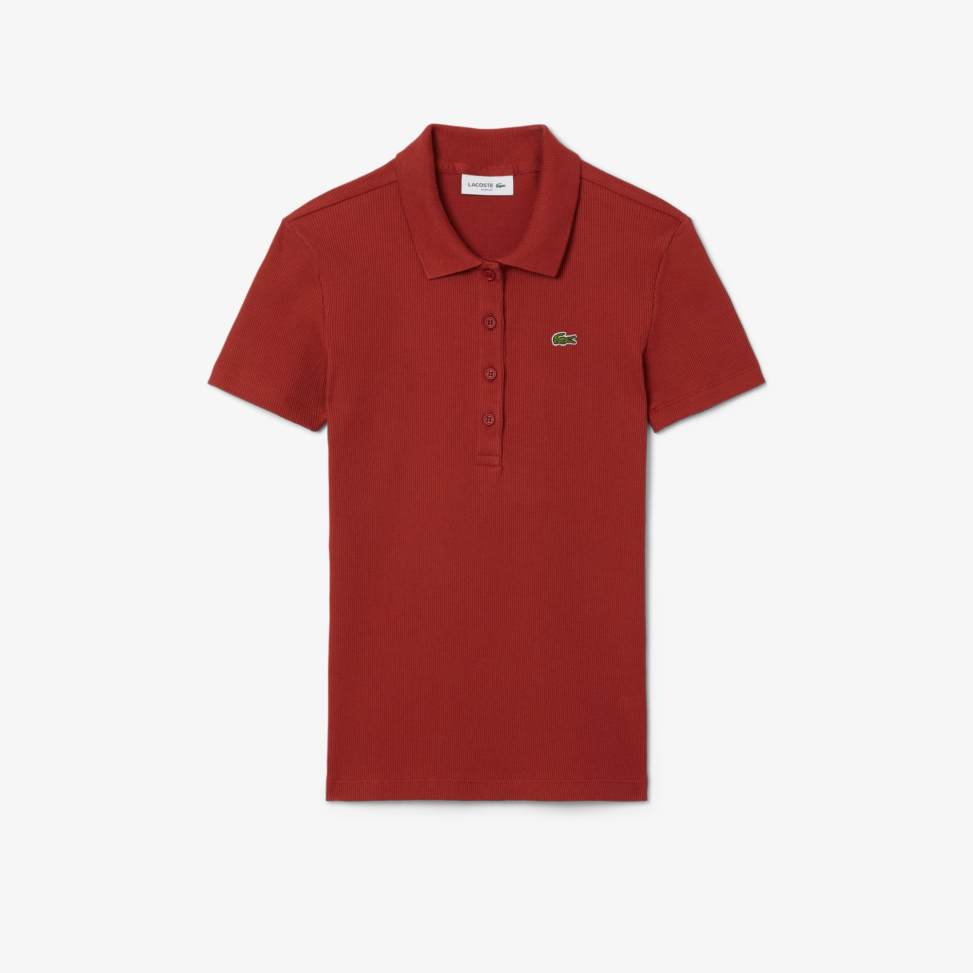 Áo Polo Lacoste Nữ L.12.D Ôm Dáng Chất Liệu Cotton Gân