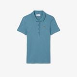 Áo Polo Lacoste Nữ L.12.D Ôm Dáng Chất Liệu Cotton Gân