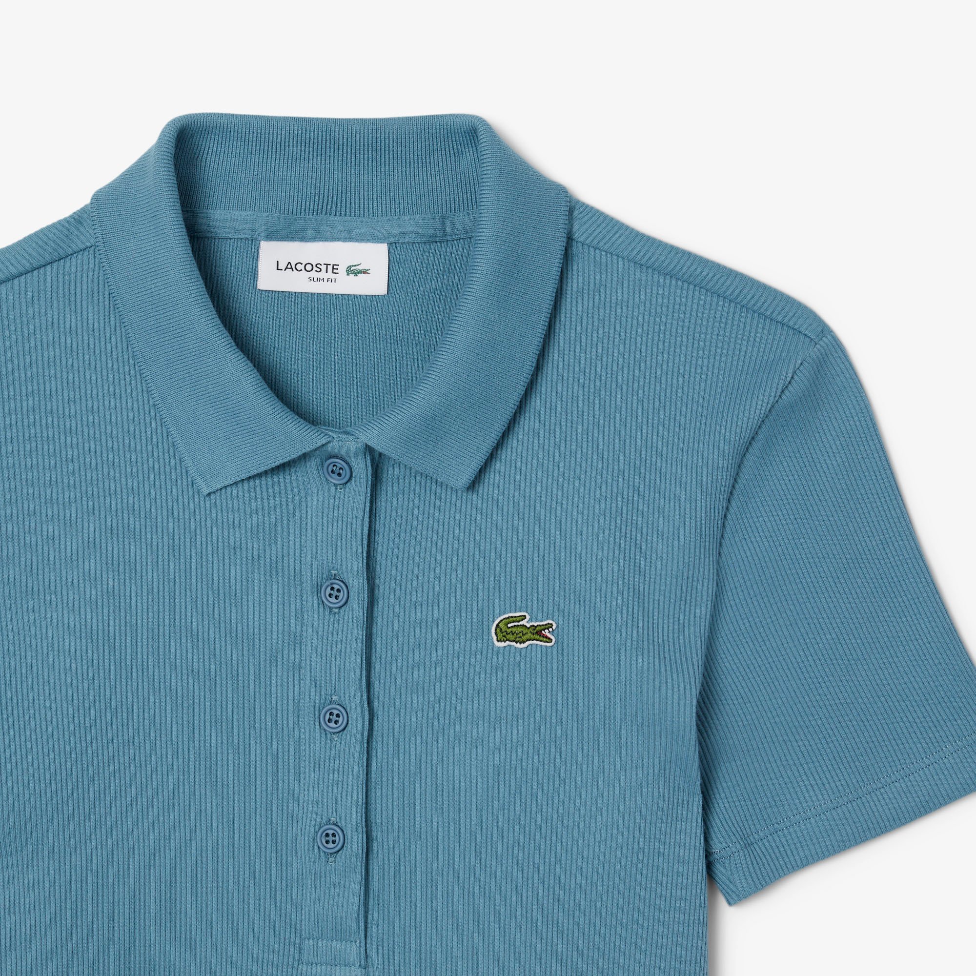 Áo Polo Lacoste Nữ L.12.D Ôm Dáng Chất Liệu Cotton Gân