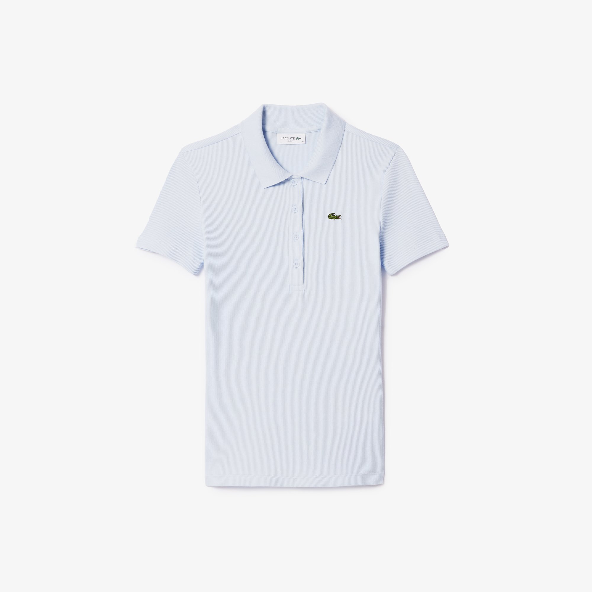 Áo Polo Lacoste Nữ L.12.D Ôm Dáng Chất Liệu Cotton Gân