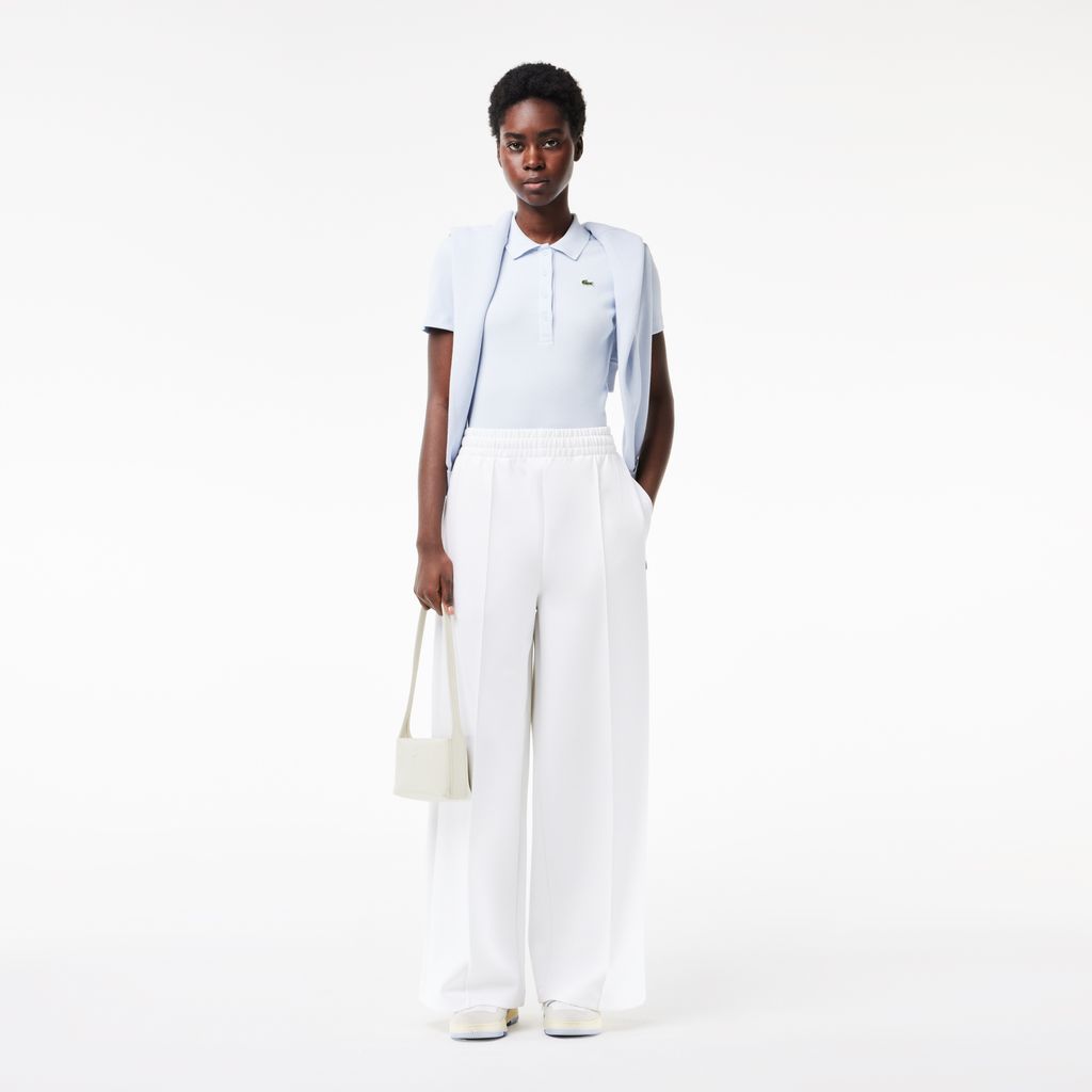 Áo Polo Lacoste Nữ L.12.D Ôm Dáng Chất Liệu Cotton Gân