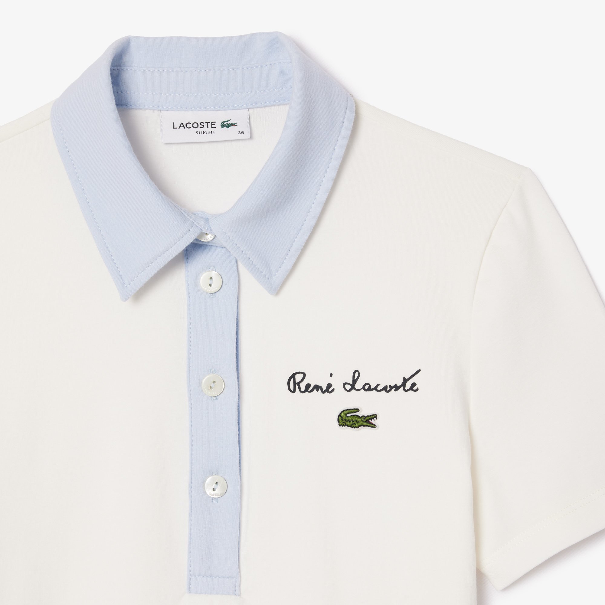 Áo Polo Lacoste Nữ Ôm Dáng Chất Liệu Jersey Co Giãn