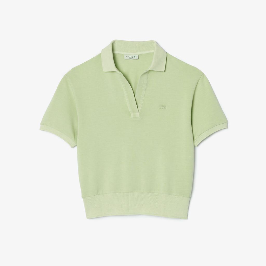 Áo Polo Lacoste Nữ Dáng Suông Nhuộm Màu Tự Nhiên