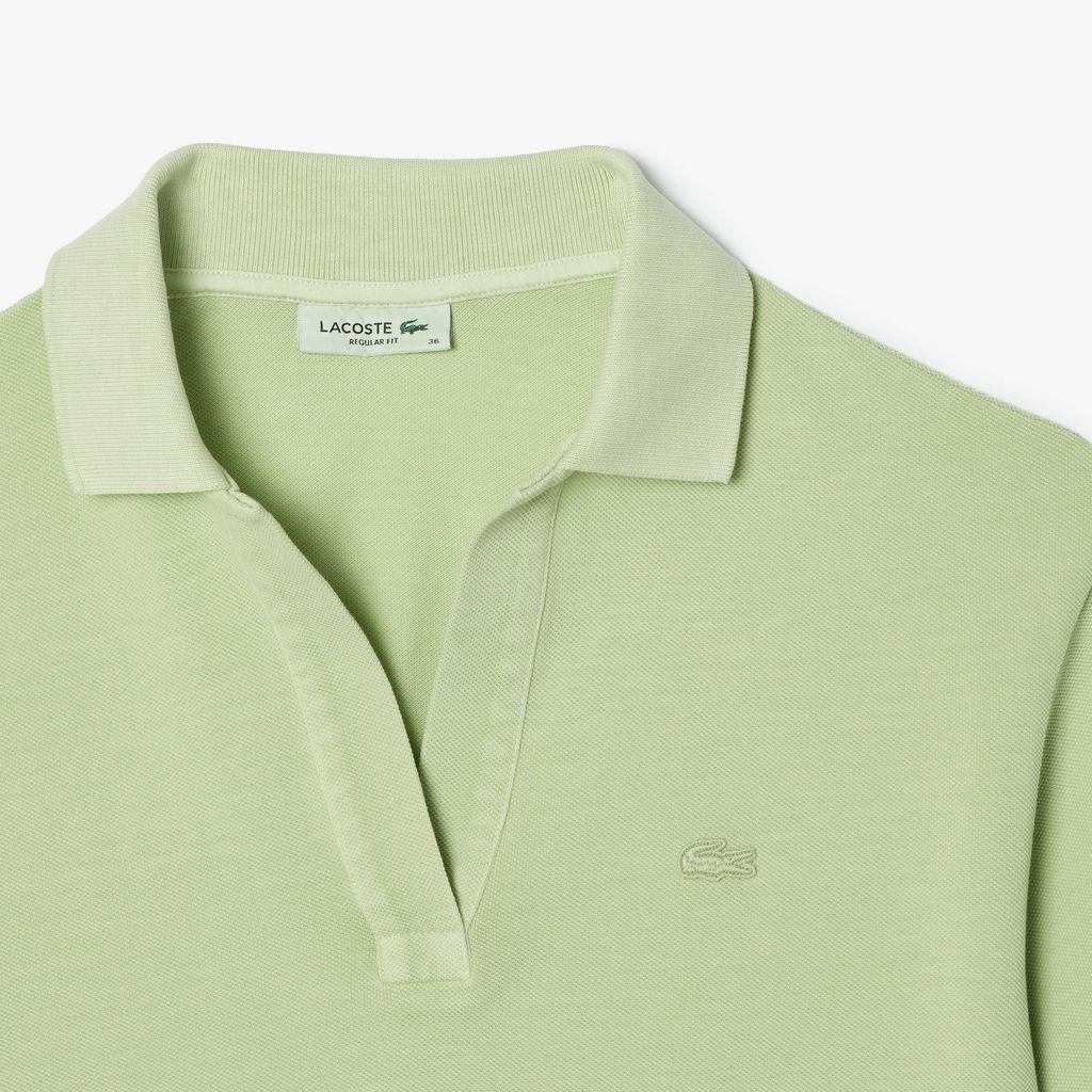 Áo Polo Lacoste Nữ Dáng Suông Nhuộm Màu Tự Nhiên