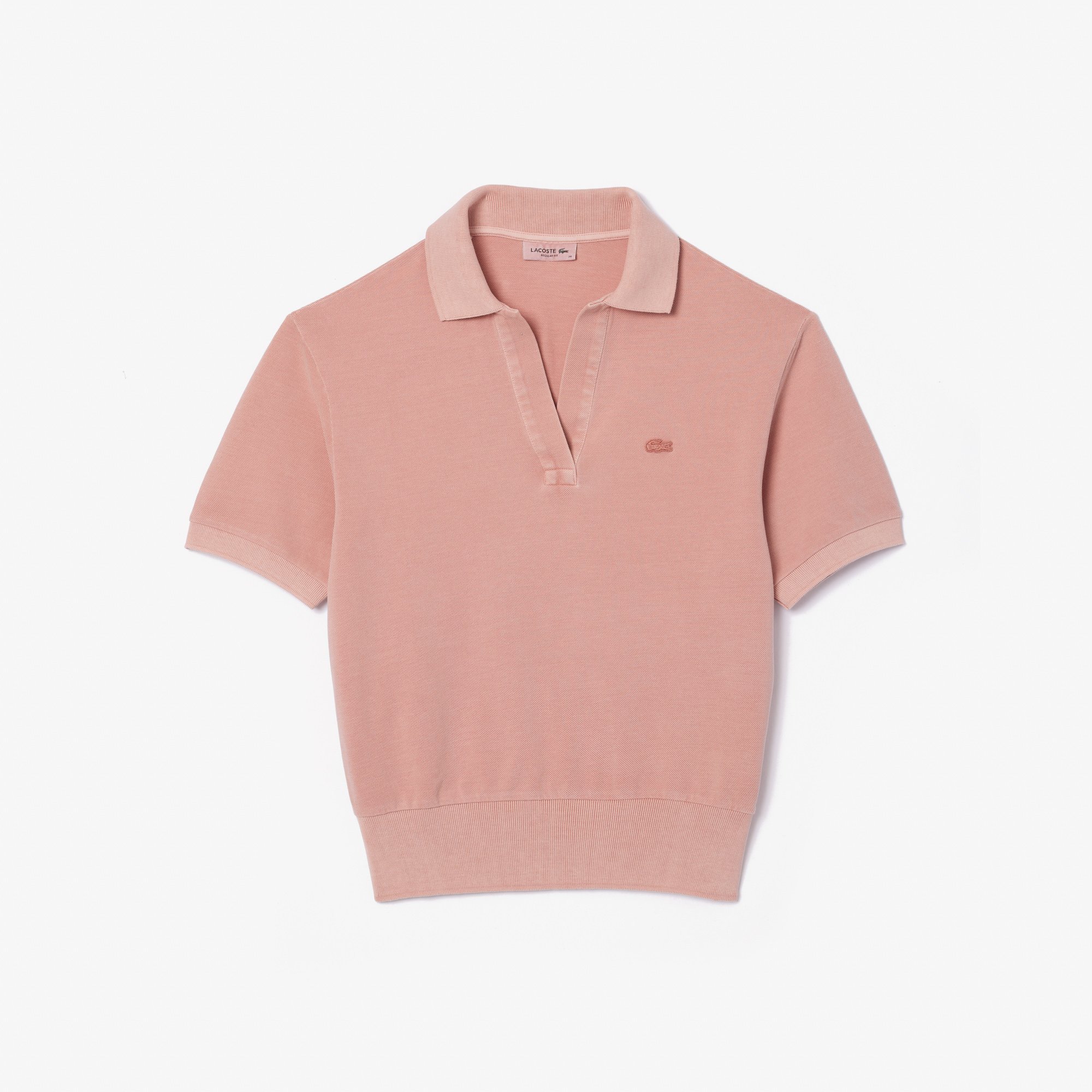 Áo Polo Lacoste Nữ Dáng Suông Nhuộm Màu Tự Nhiên