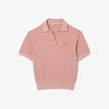 Áo Polo Lacoste Nữ Dáng Suông Nhuộm Màu Tự Nhiên