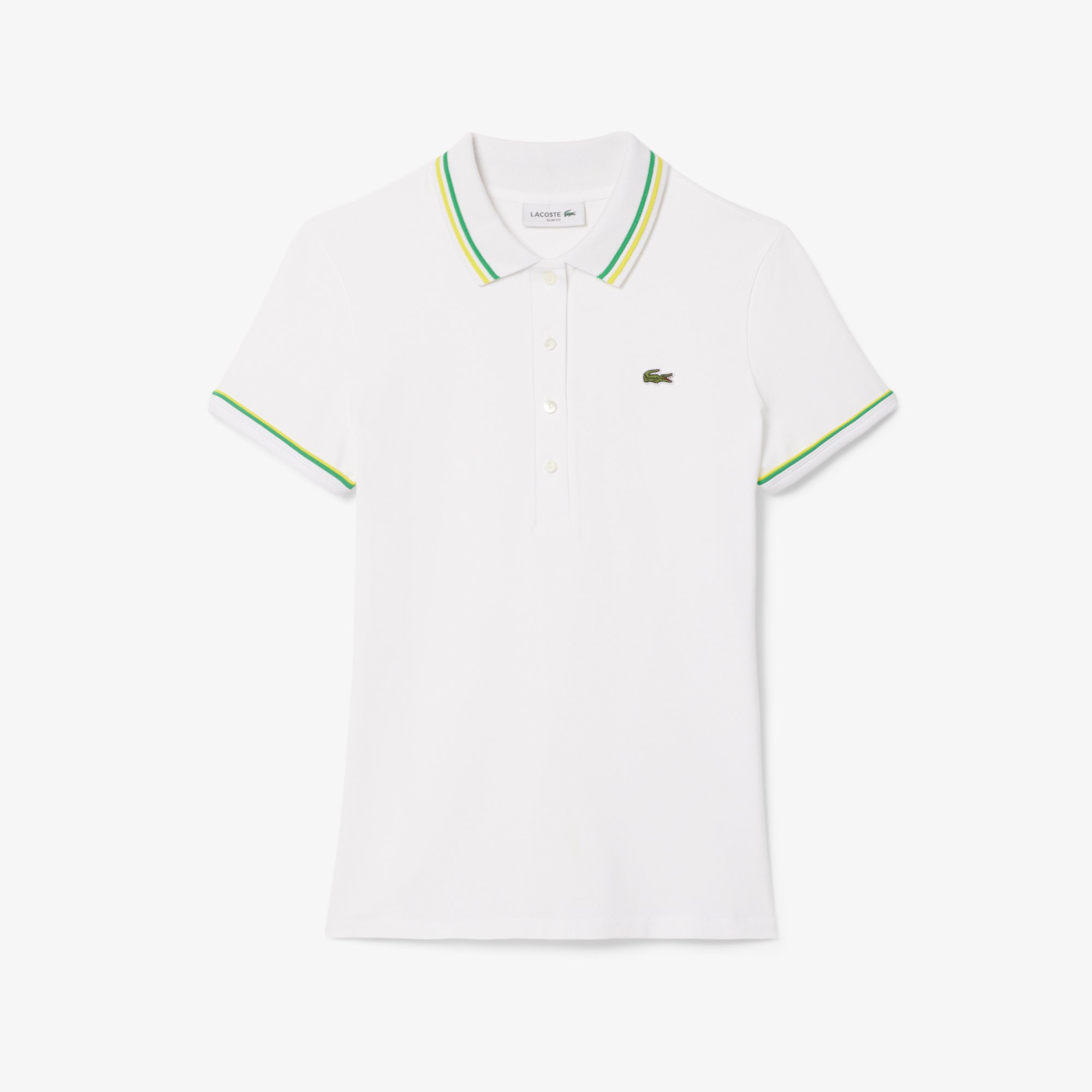 Áo Polo Lacoste Nữ L.12.D Ôm Dáng Chất Liệu Jersey