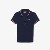 Áo Polo Lacoste Nữ L.12.D Ôm Dáng Chất Liệu Jersey