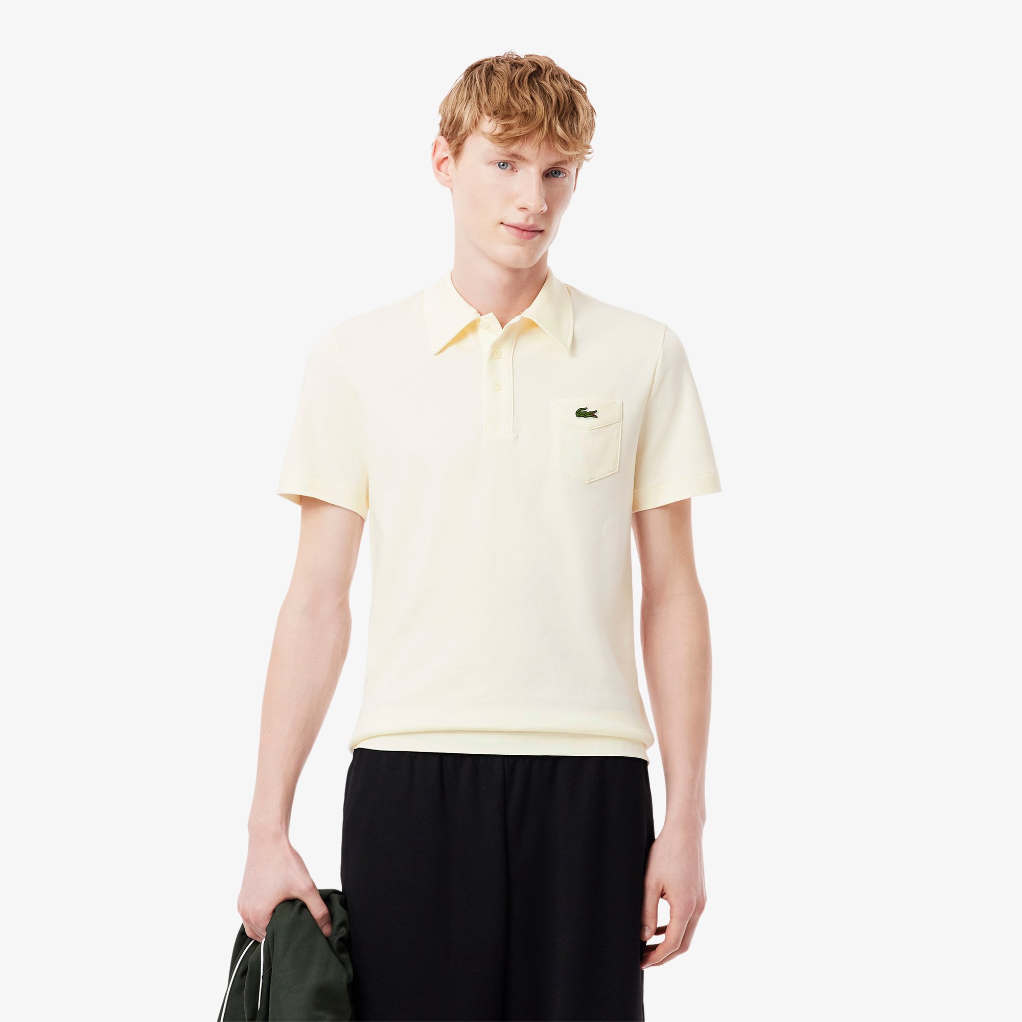 Áo Polo Lacoste Nam Ôm Dáng Chất Liệu Cotton