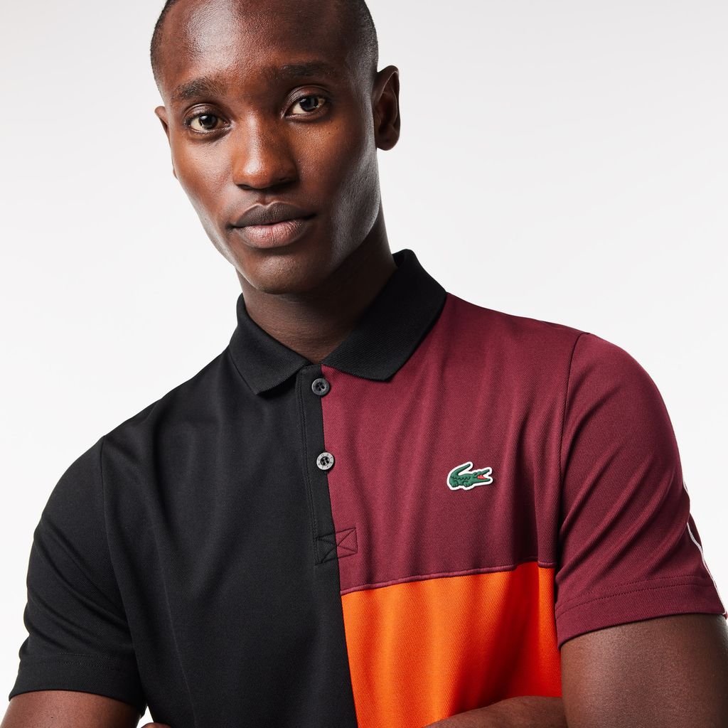 Áo Polo Tennis Lacoste Nam Dáng Suông Chất Liệu Fiber Tái Chế