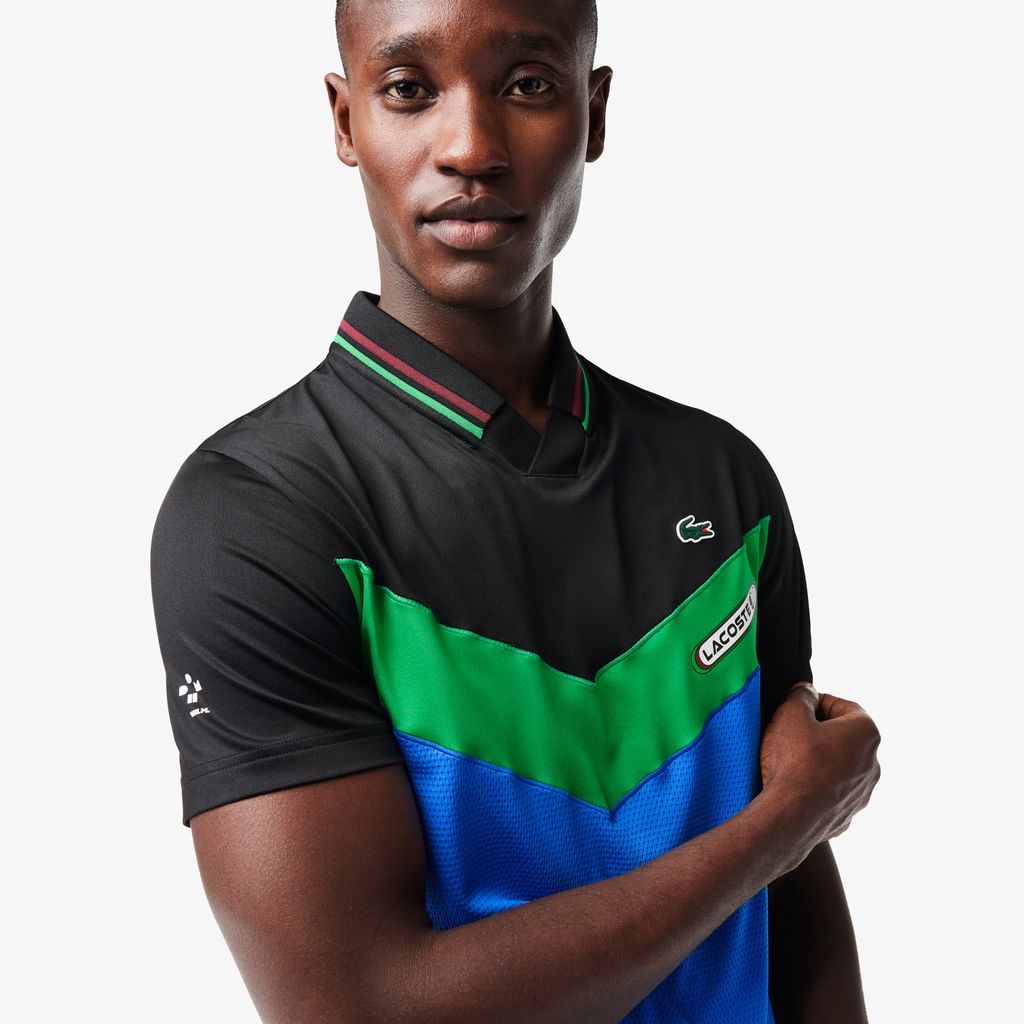 Áo Polo Tennis Lacoste Nam Dáng Ôm Hiệu Ứng Không Đường May