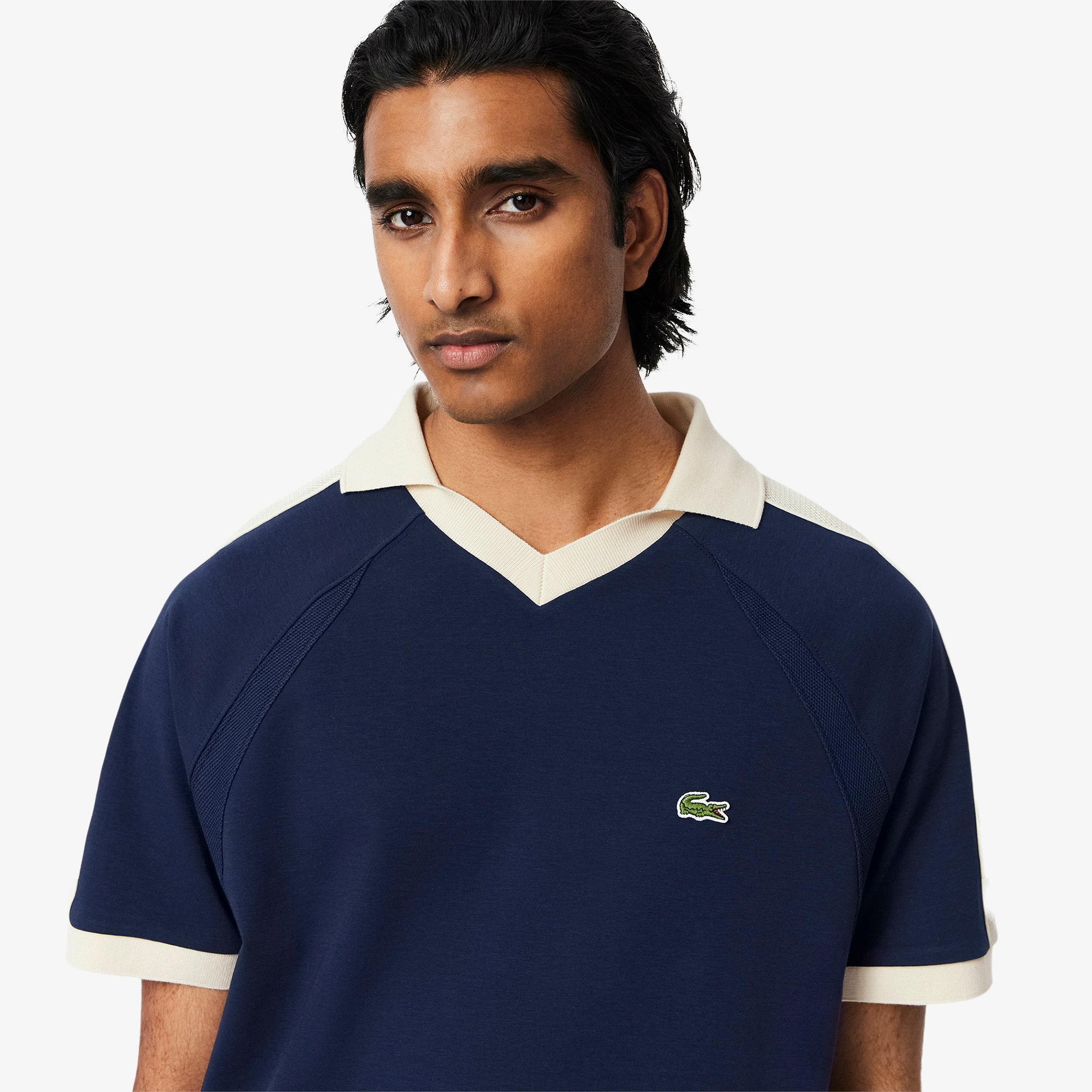 Áo Polo Lacoste Nam Dáng Cổ Điển Chất Liệu Piqué