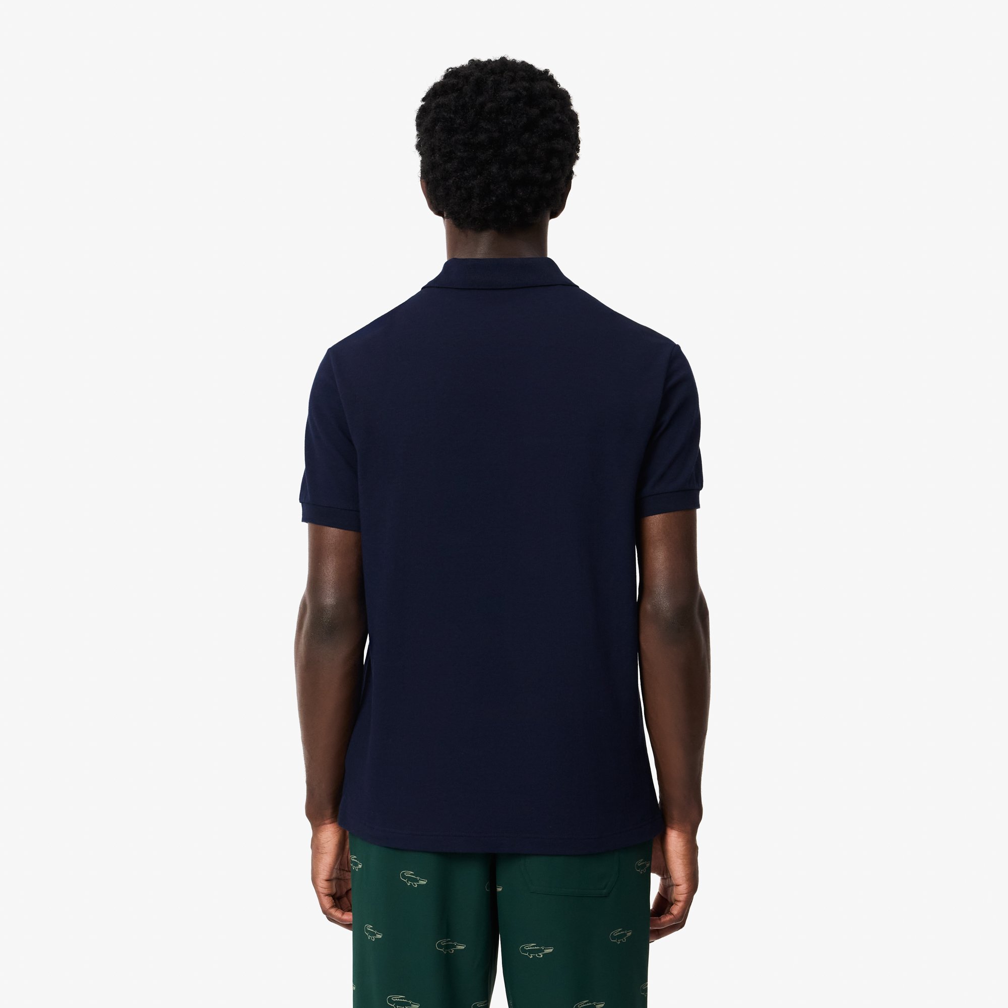 Áo Polo Golf Lacoste Nam Piqué Dáng Cổ Điển Chống Tia Cực Tím