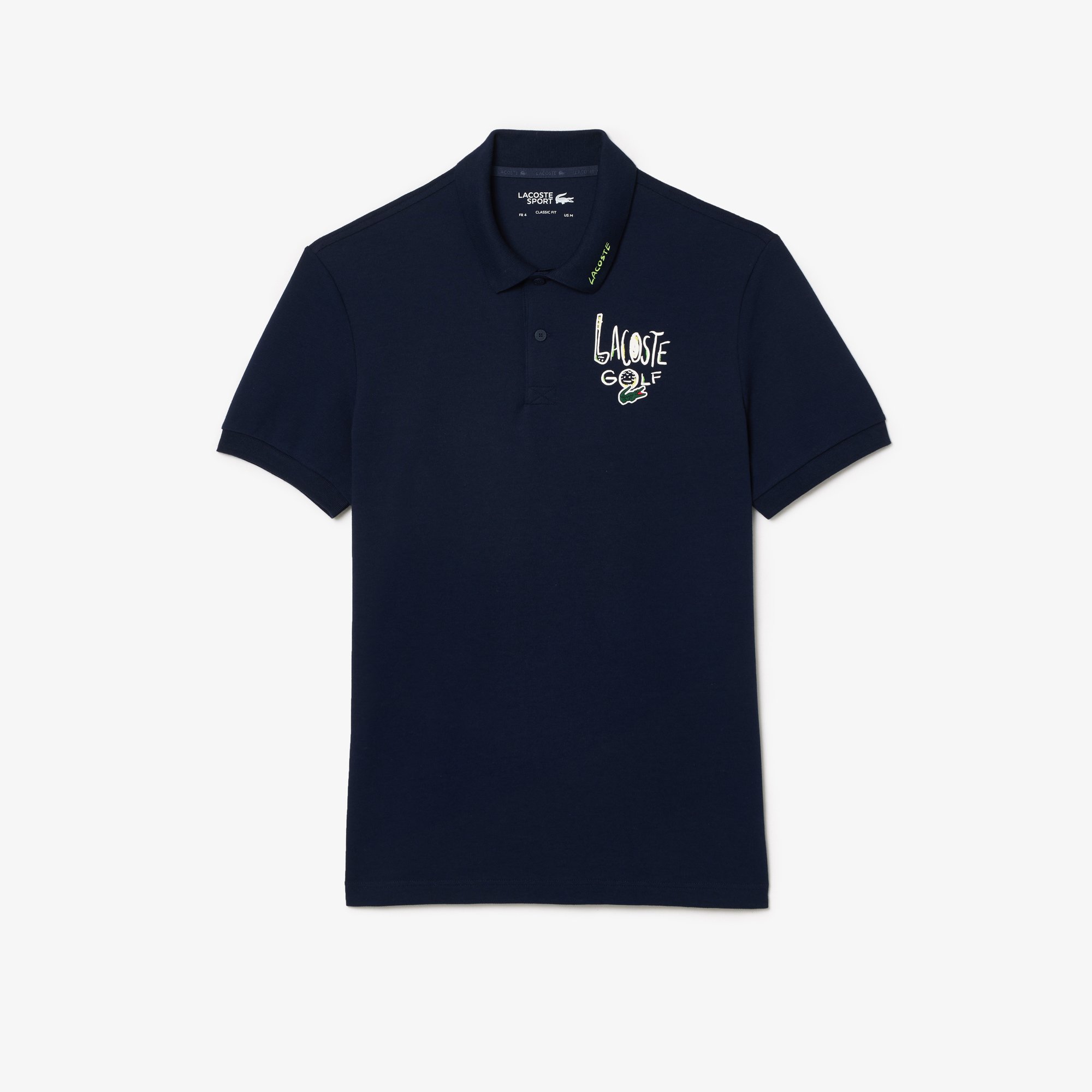 Áo Polo Golf Lacoste Nam Piqué Dáng Cổ Điển Chống Tia Cực Tím