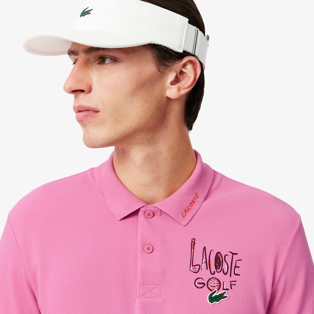 Áo Polo Golf Lacoste Nam Piqué Dáng Cổ Điển Chống Tia Cực Tím