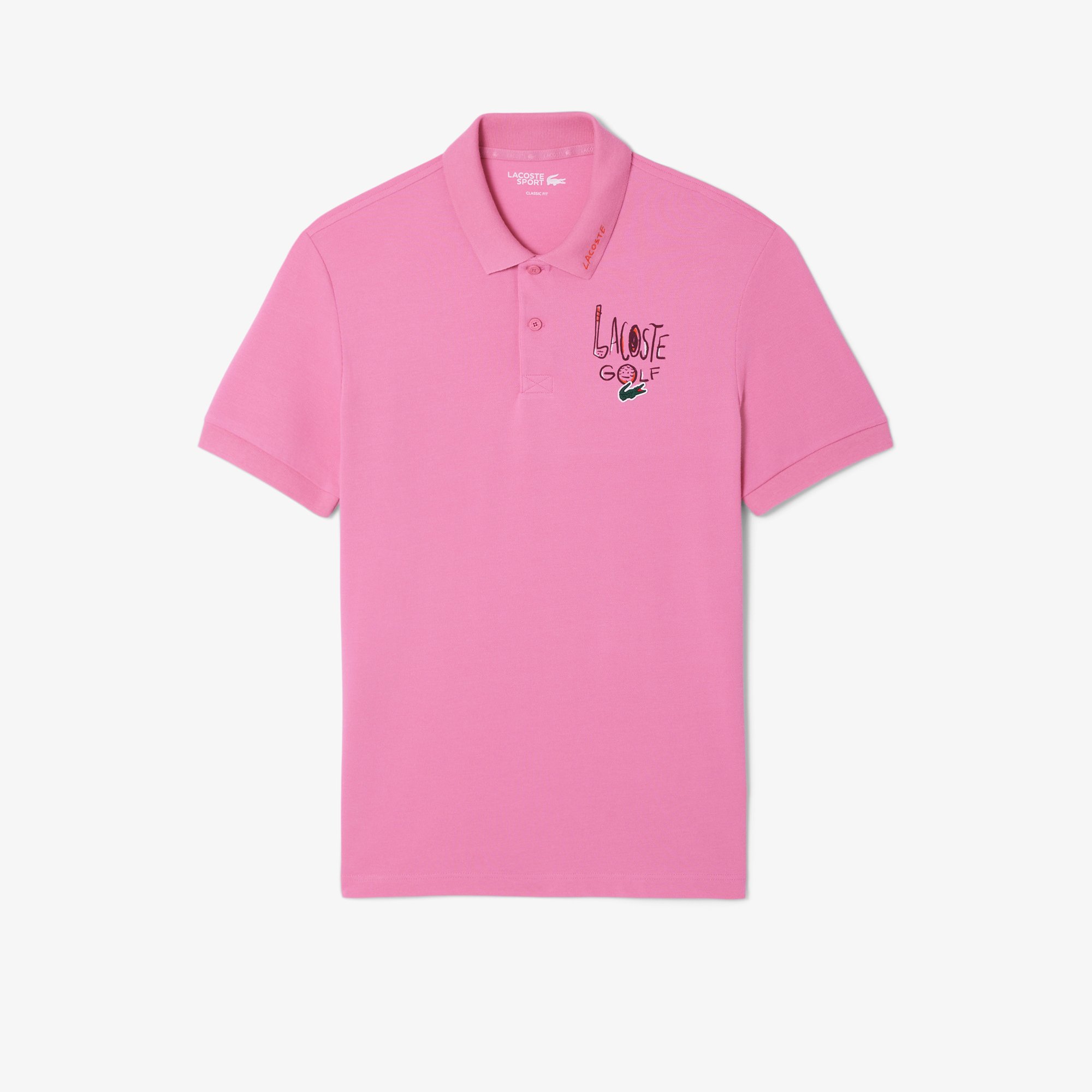 Áo Polo Golf Lacoste Nam Piqué Dáng Cổ Điển Chống Tia Cực Tím