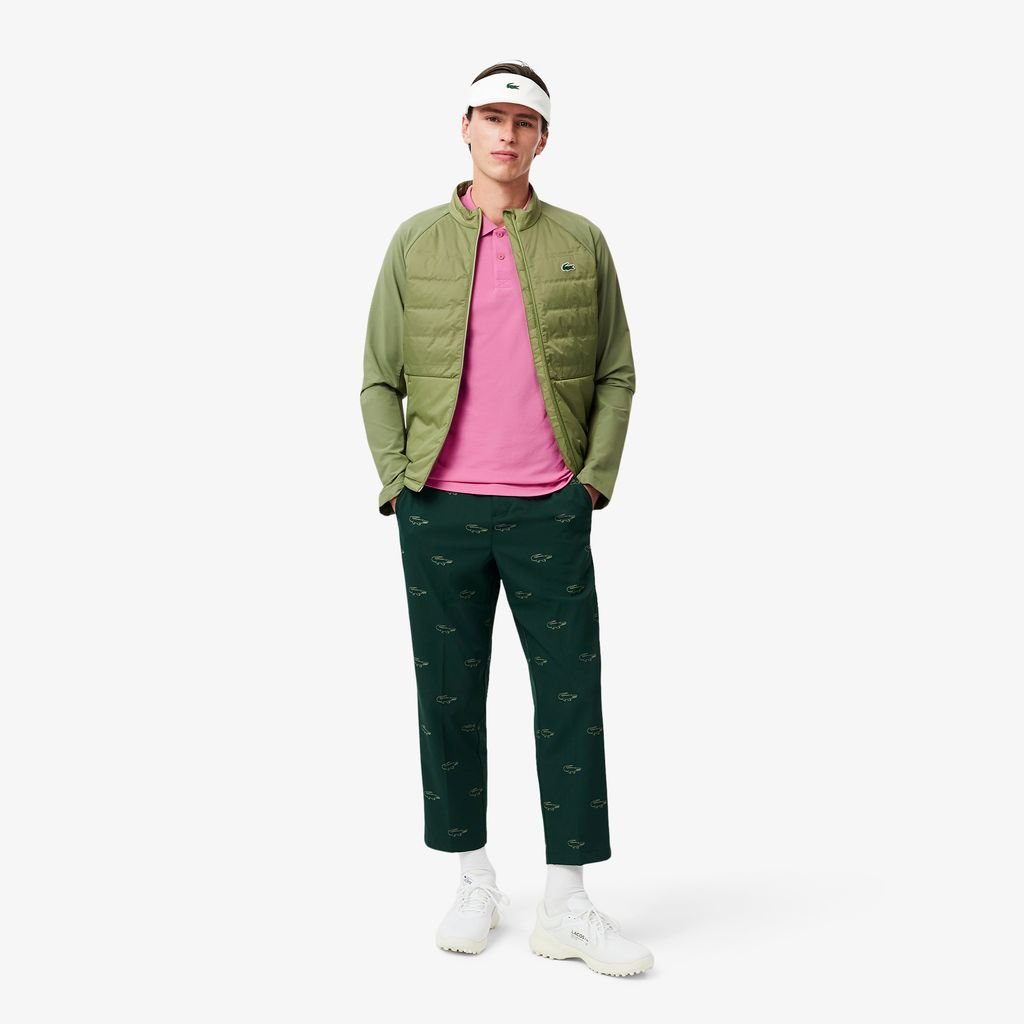 Áo Polo Golf Lacoste Nam Piqué Dáng Cổ Điển Chống Tia Cực Tím