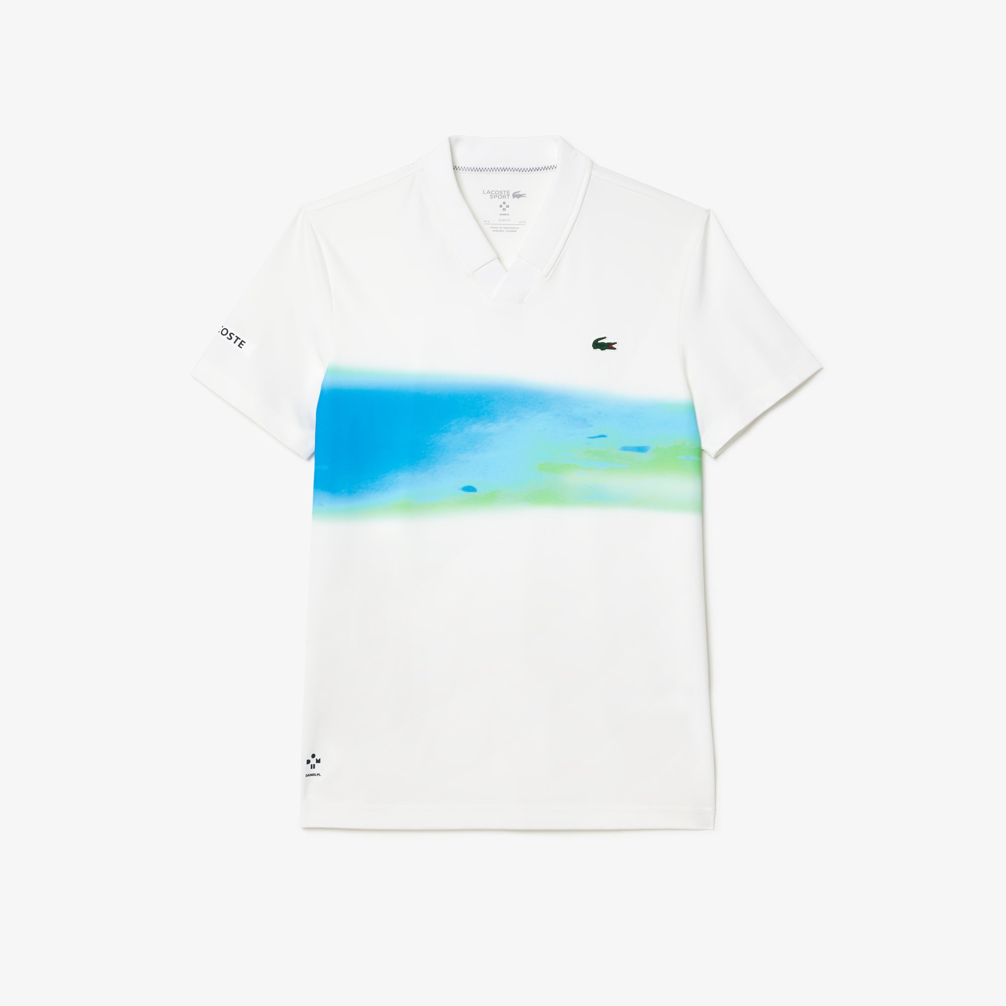Áo Polo Tennis Nam Dáng Suông Lacoste Tennis x Daniil Medvedev