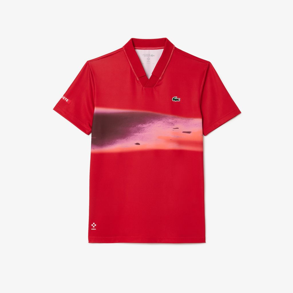 Áo Polo Tennis Nam Dáng Suông Lacoste Tennis x Daniil Medvedev