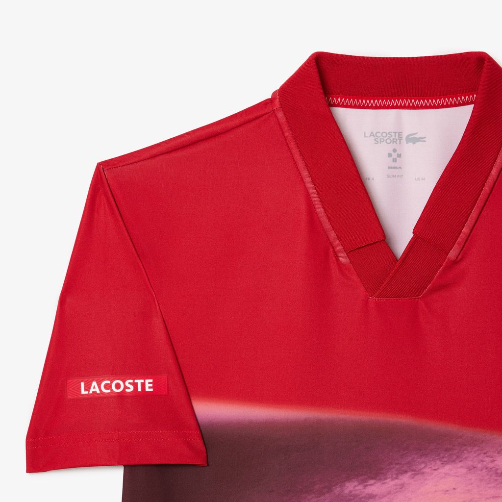 Áo Polo Tennis Nam Dáng Suông Lacoste Tennis x Daniil Medvedev