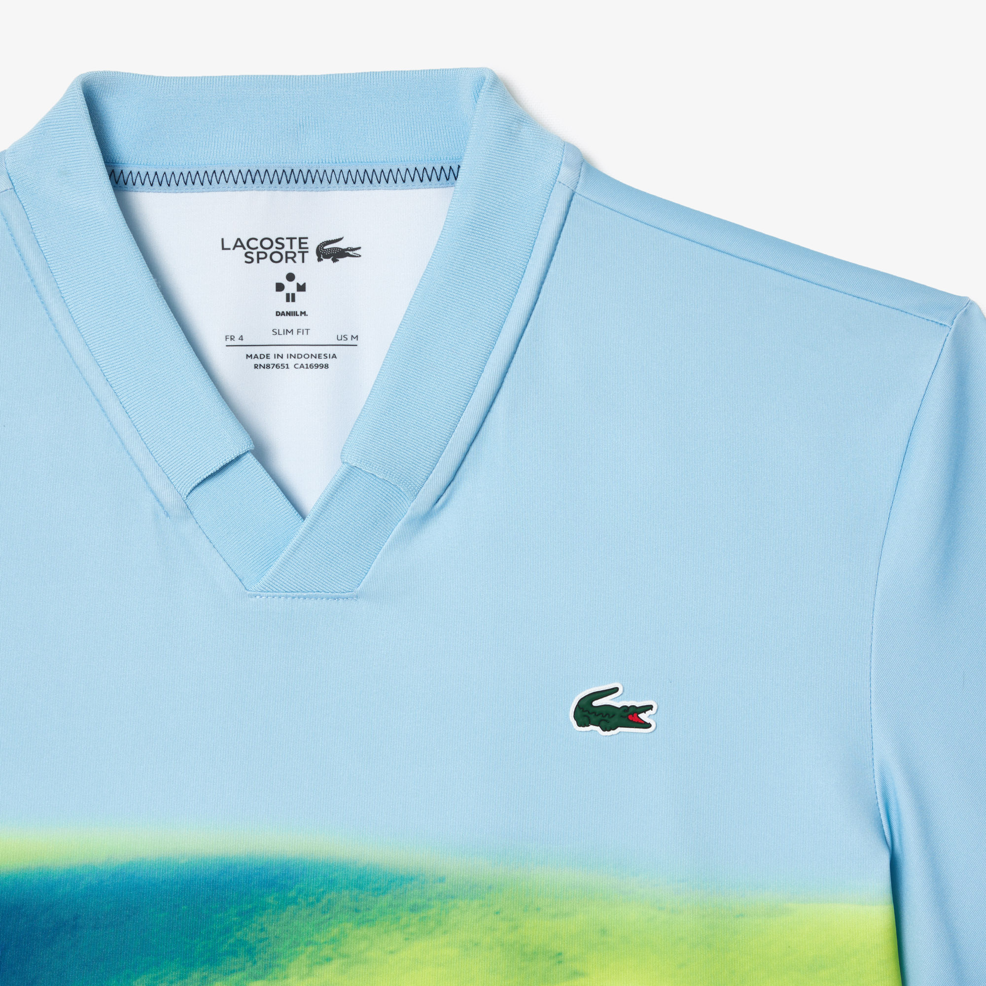 Áo Polo Tennis Nam Ôm Dáng Lacoste Tennis x Daniil Medvedev