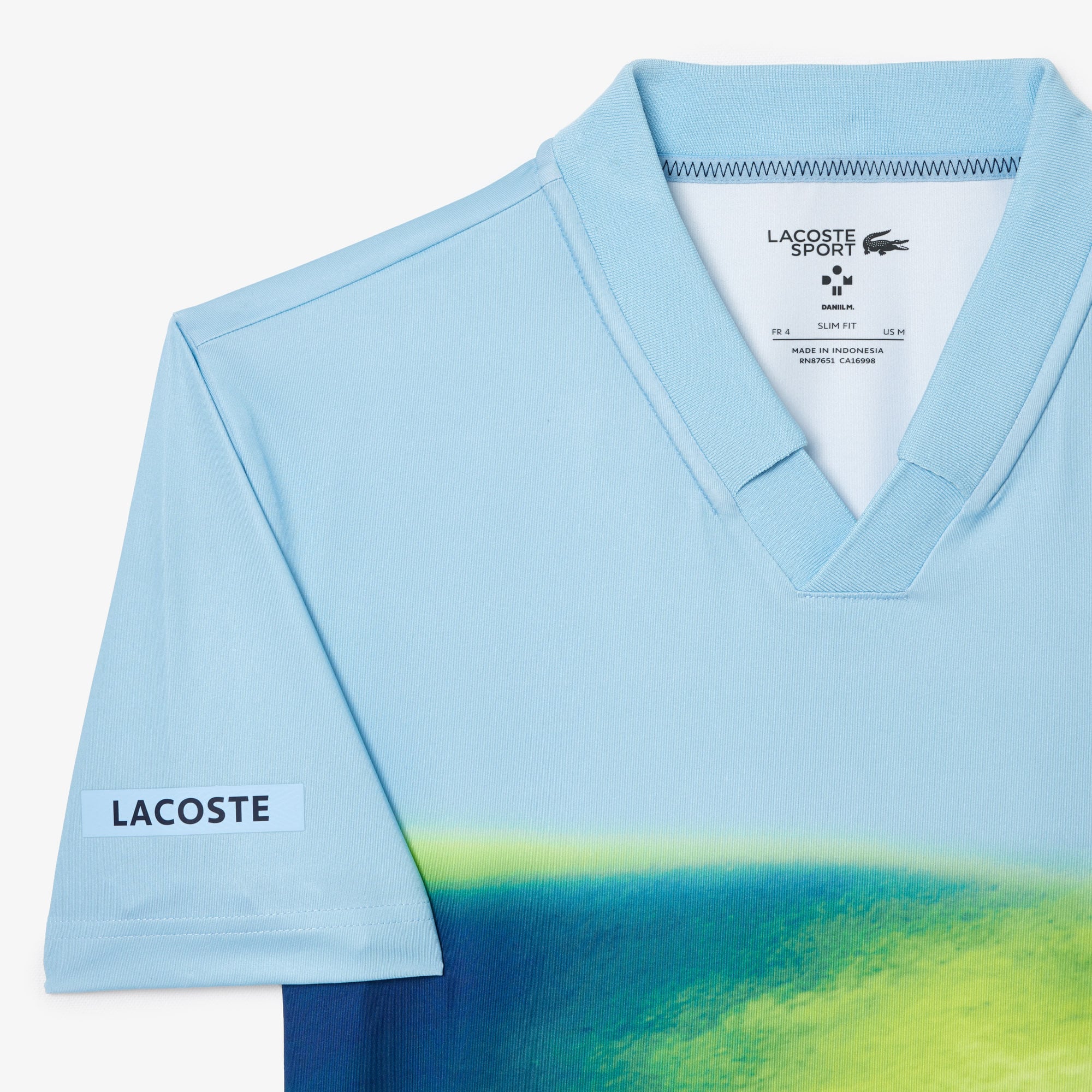 Áo Polo Tennis Nam Ôm Dáng Lacoste Tennis x Daniil Medvedev