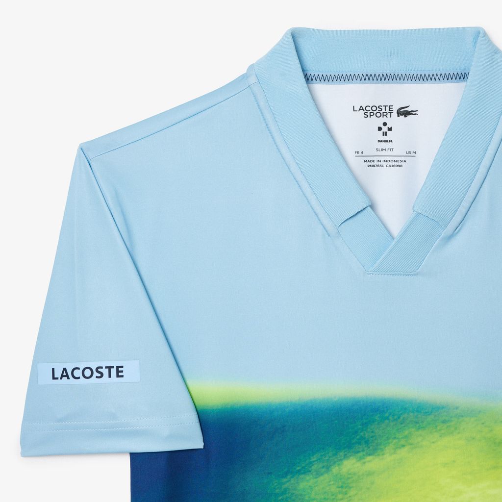Áo Polo Tennis Nam Ôm Dáng Lacoste Tennis x Daniil Medvedev