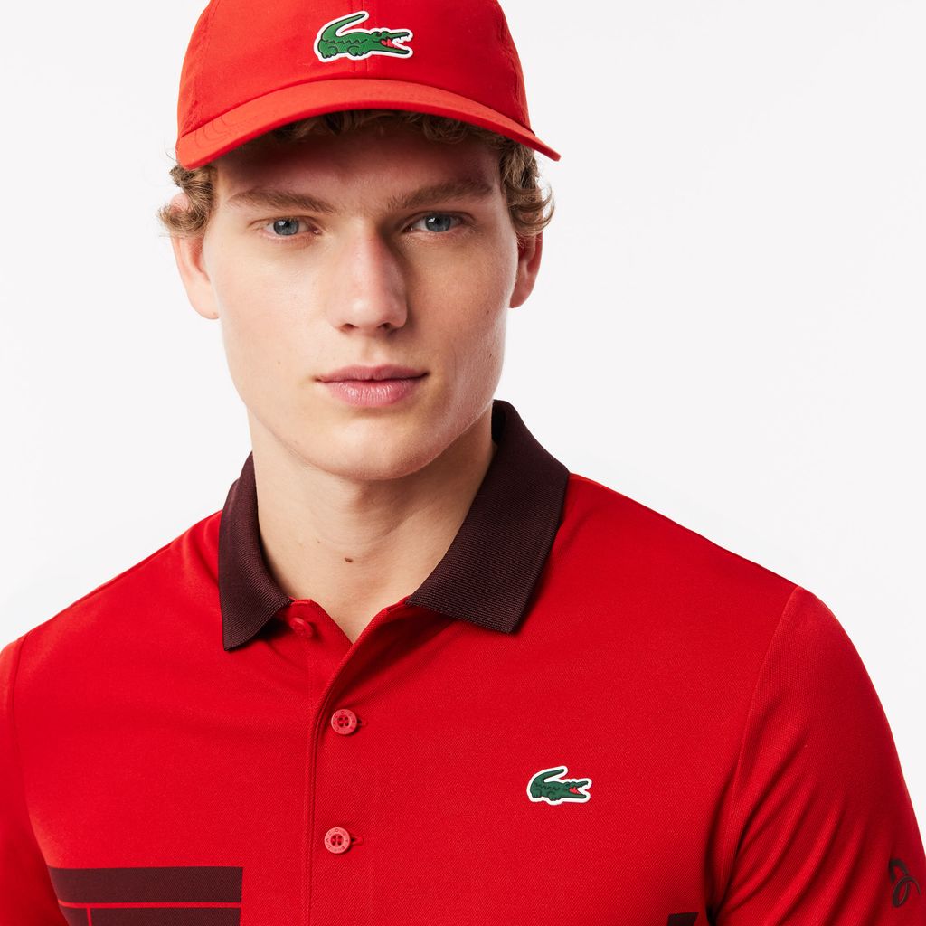 Áo Polo Tennis Nam Lacoste x Novak Djokovic Dáng Suông Phiên Bản Dành Cho Người Hâm Mộ