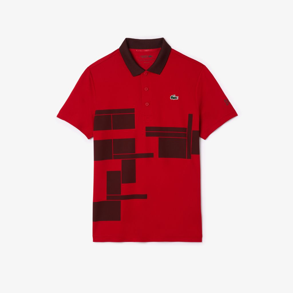 Áo Polo Tennis Nam Lacoste x Novak Djokovic Dáng Suông Phiên Bản Dành Cho Người Hâm Mộ