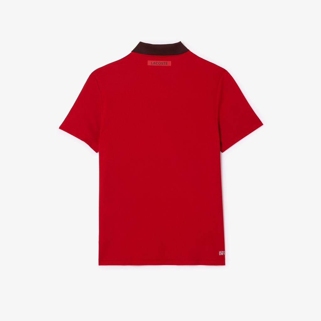 Áo Polo Tennis Nam Lacoste x Novak Djokovic Dáng Suông Phiên Bản Dành Cho Người Hâm Mộ