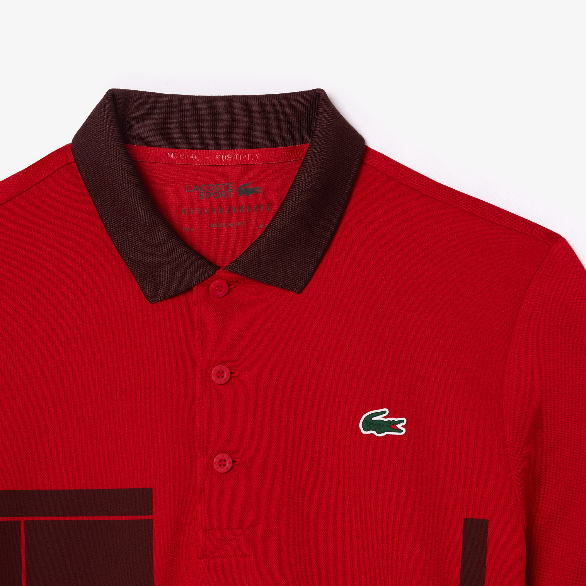 Áo Polo Tennis Nam Lacoste x Novak Djokovic Dáng Suông Phiên Bản Dành Cho Người Hâm Mộ