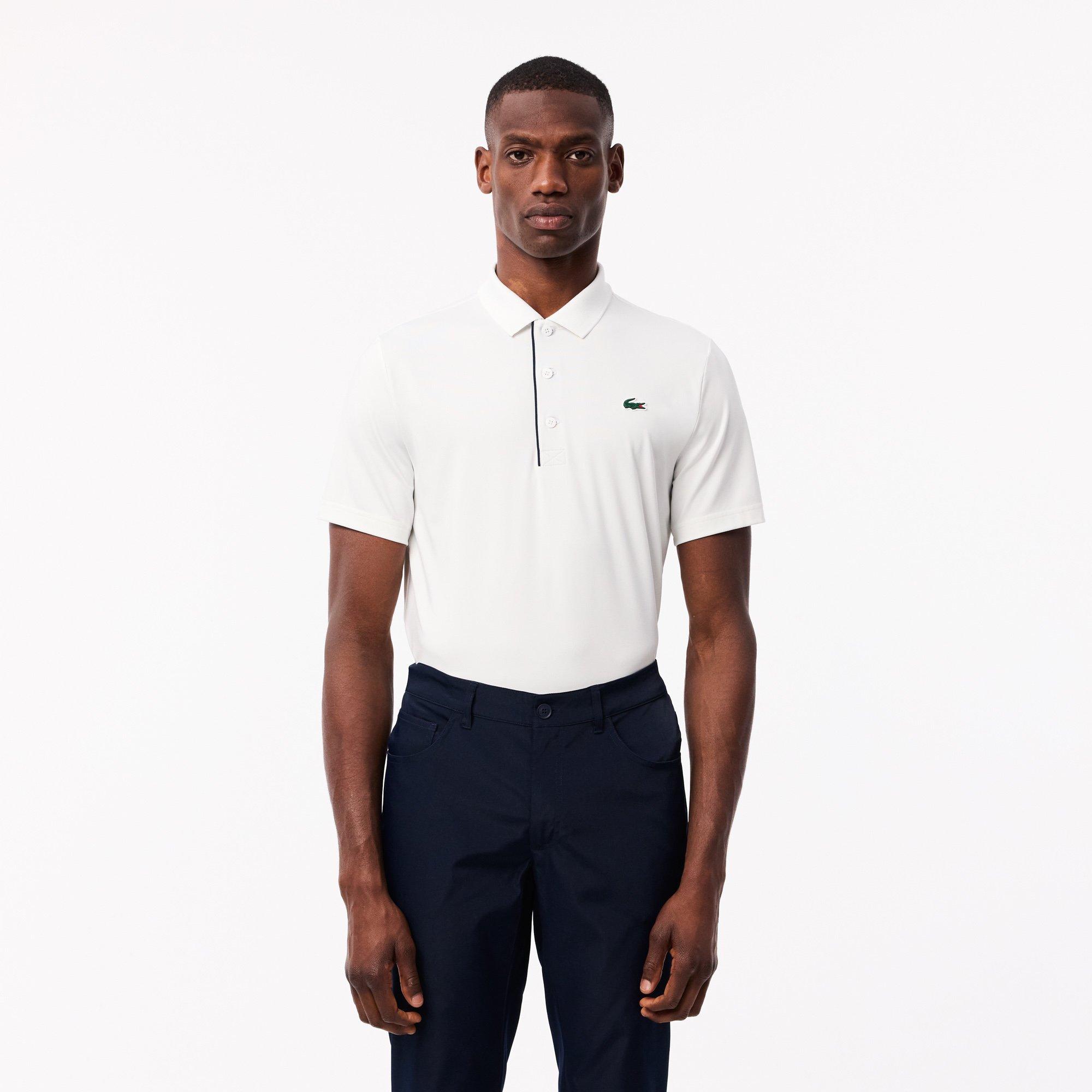 Áo Polo Golf Lacoste Nam Dáng Suông Chống Tia UV