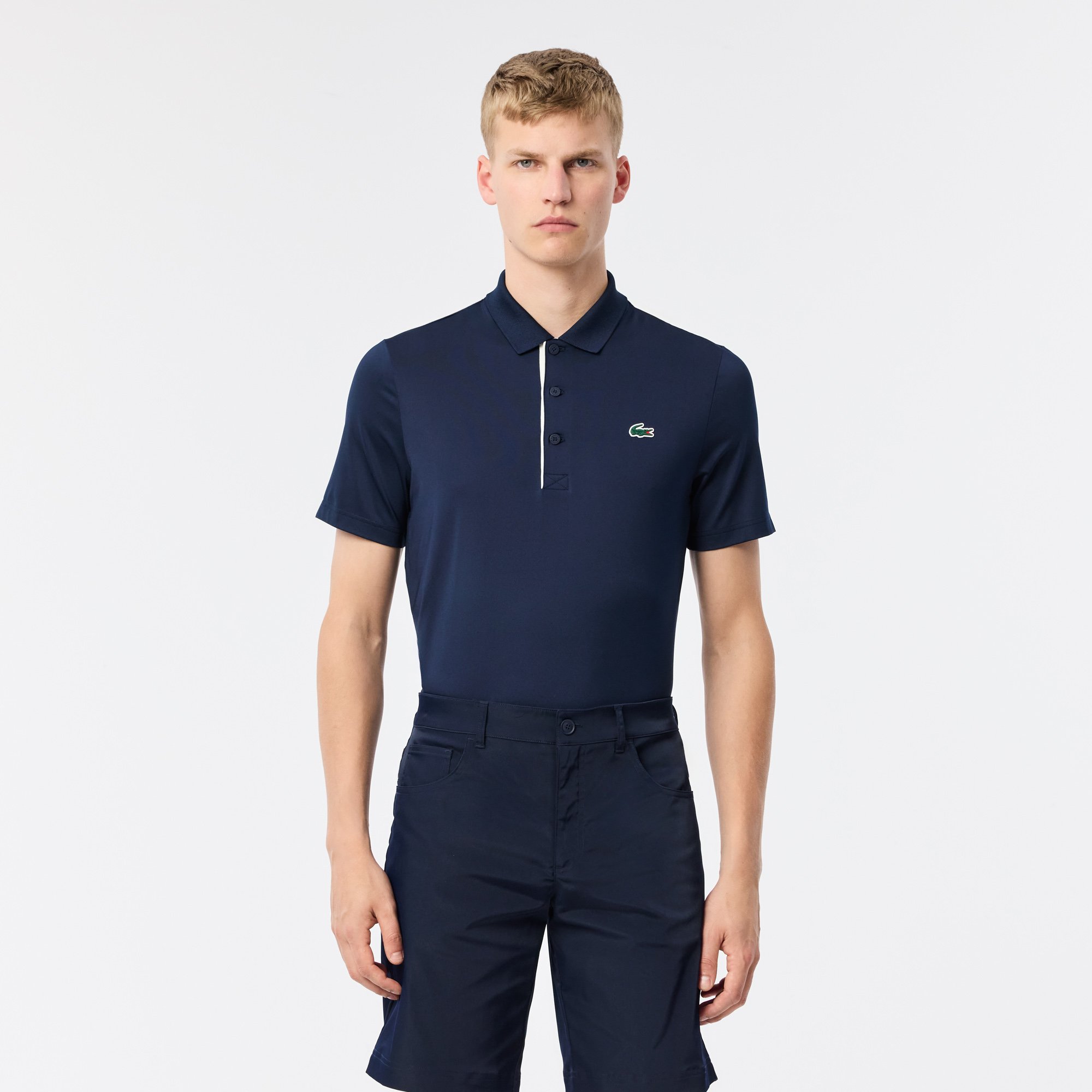 Áo Polo Golf Lacoste Nam Dáng Suông Chống Tia UV
