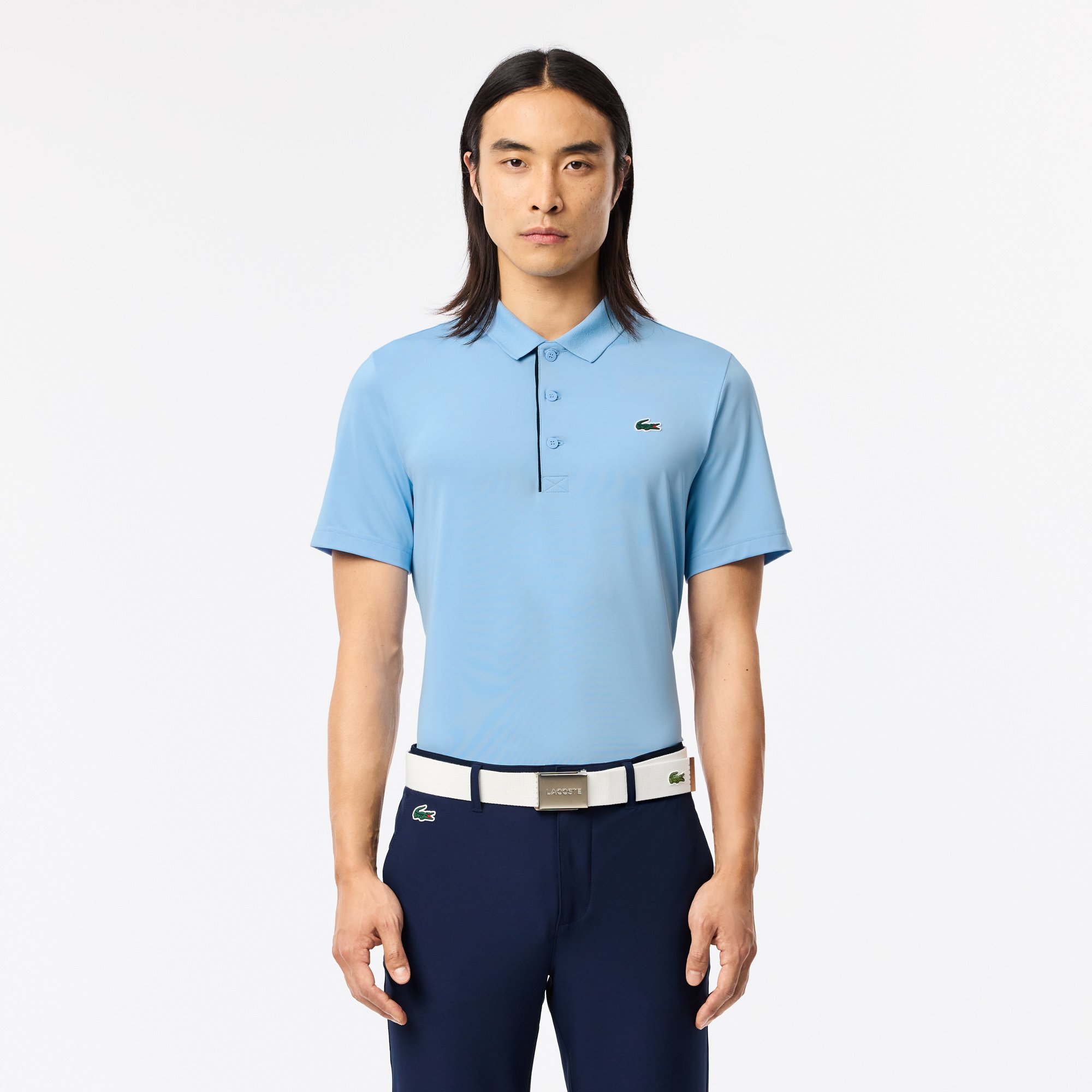 Áo Polo Golf Lacoste Nam Dáng Suông Chống Tia UV