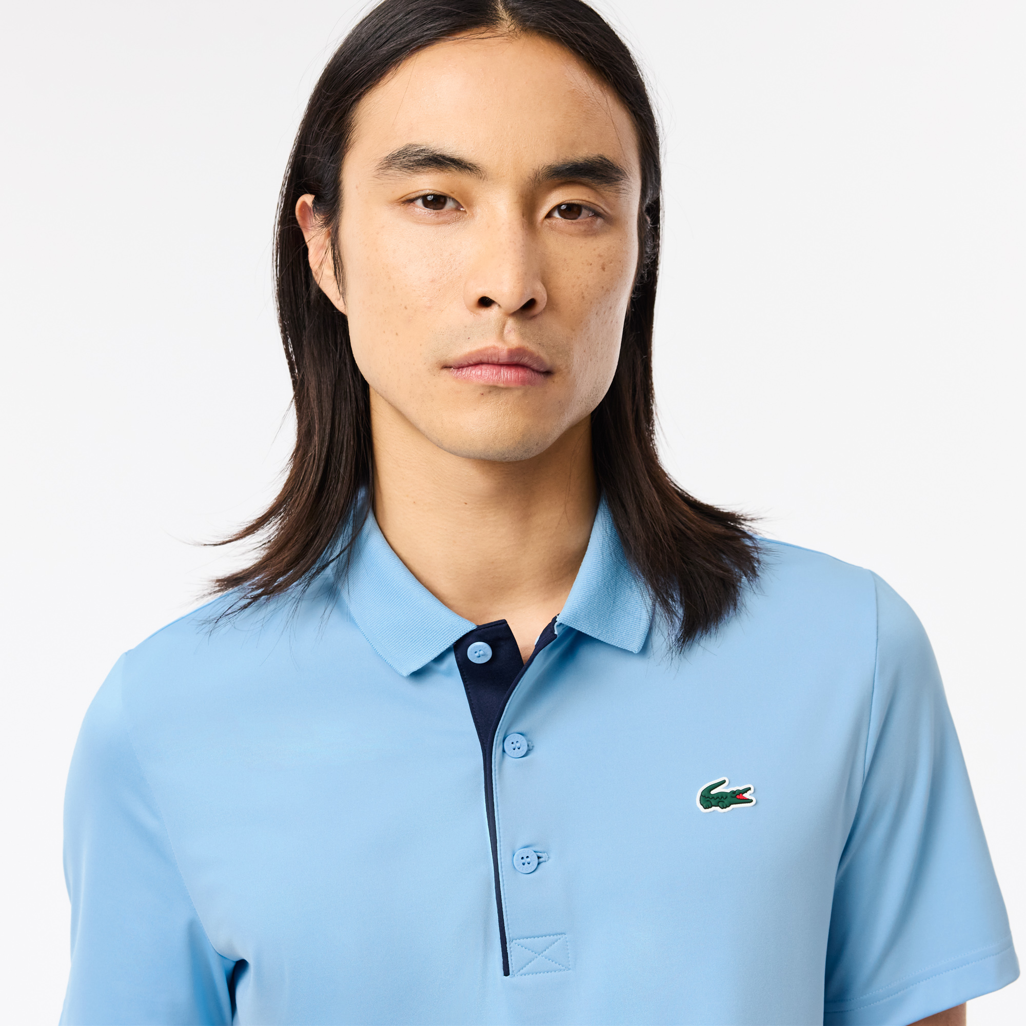 Áo Polo Golf Lacoste Nam Dáng Suông Chống Tia UV