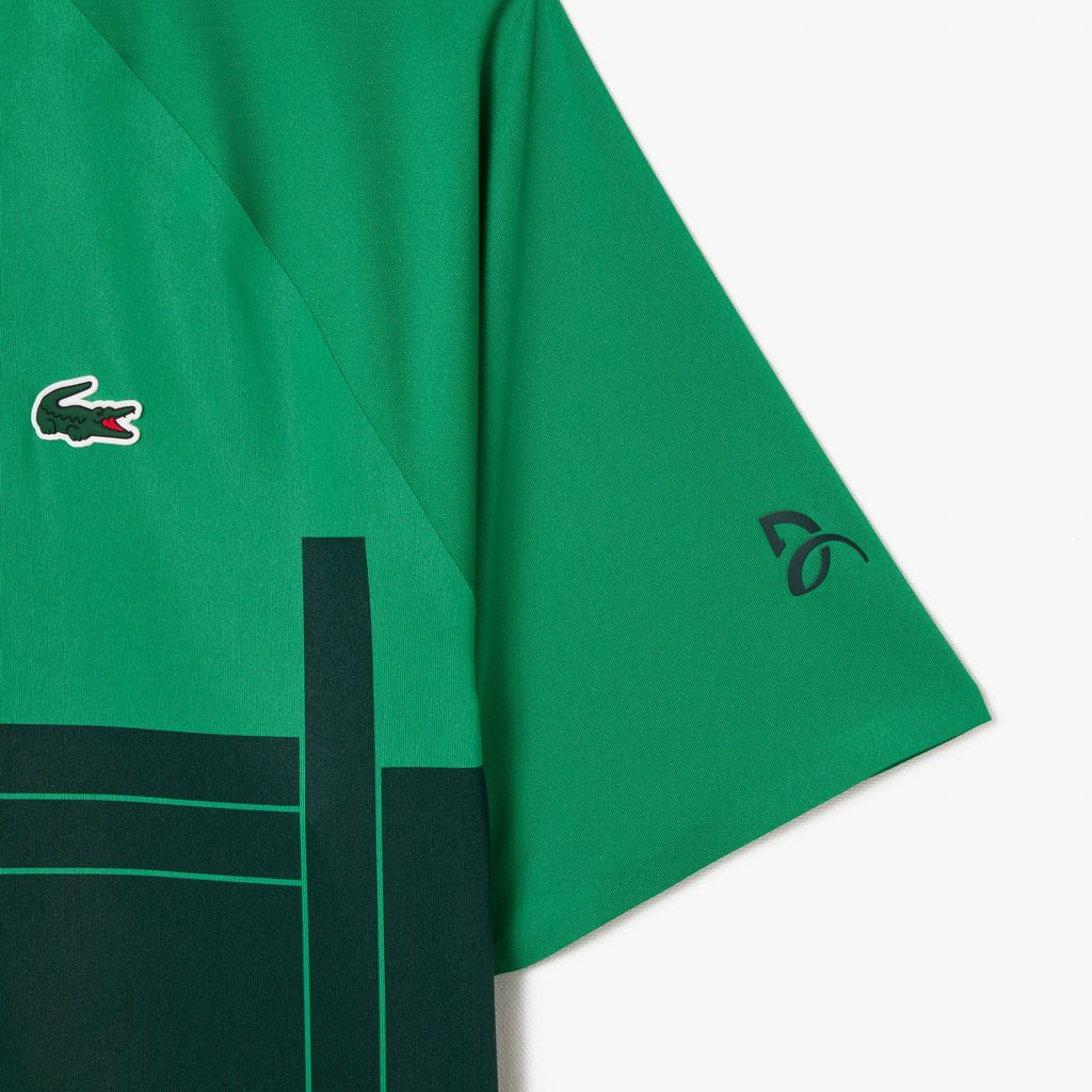 Áo Polo Tennis Nam Lacoste x Novak Djokovic Dáng Suông Phiên Bản Dành Cho Người Chơi